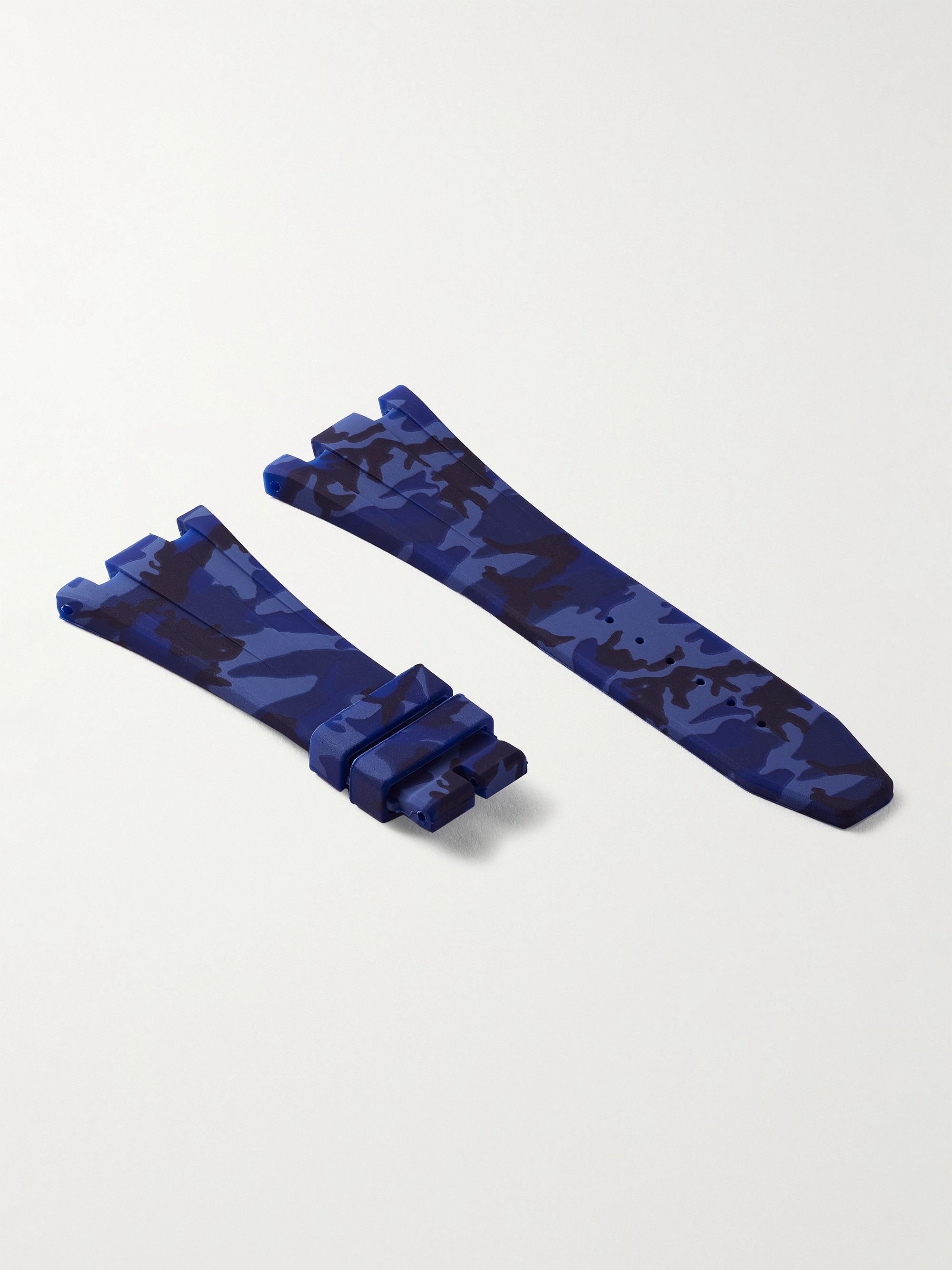 HORUS WATCH STRAPS Deployant 42mm Camouflage Print Rubber Watch