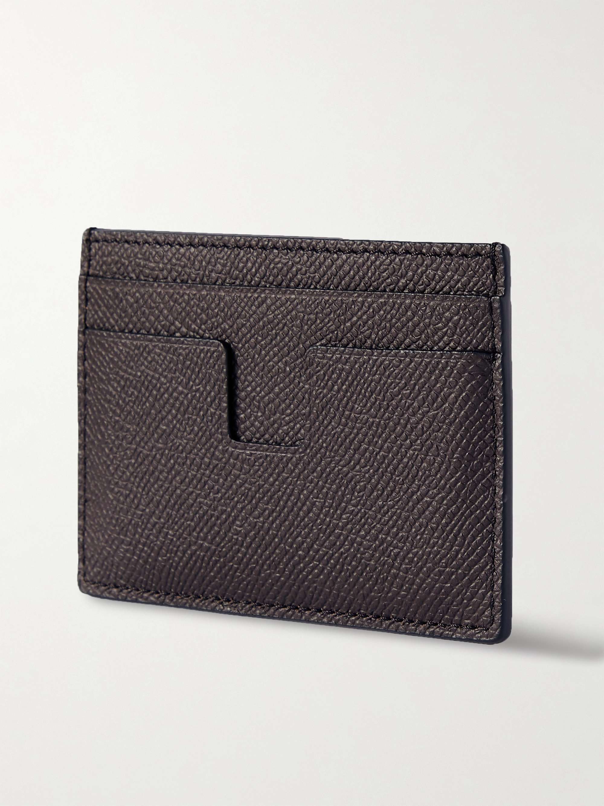 TOM FORD Full-Grain Leather Cardholder