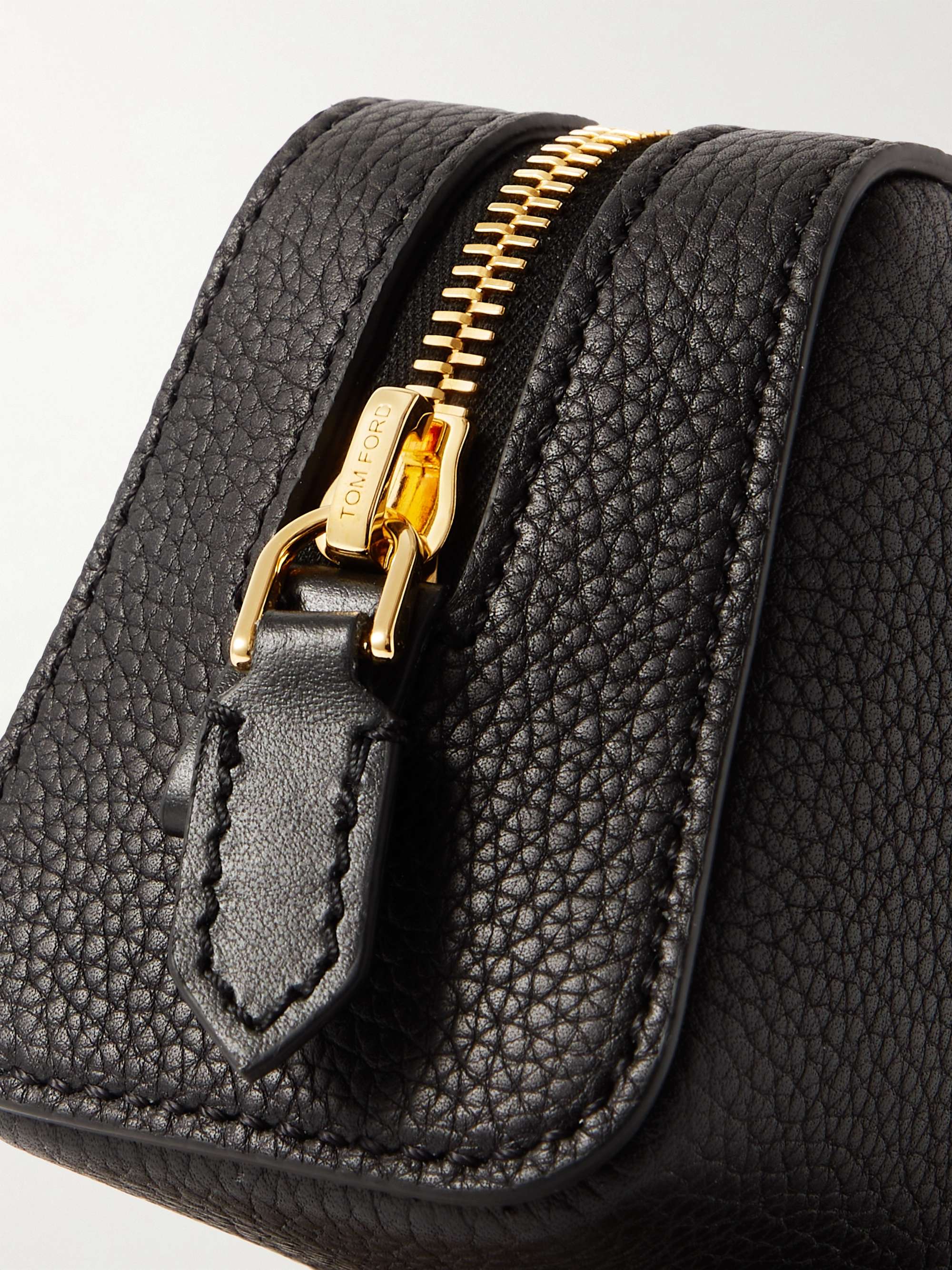 TOM FORD Full-Grain Leather Wash Bag