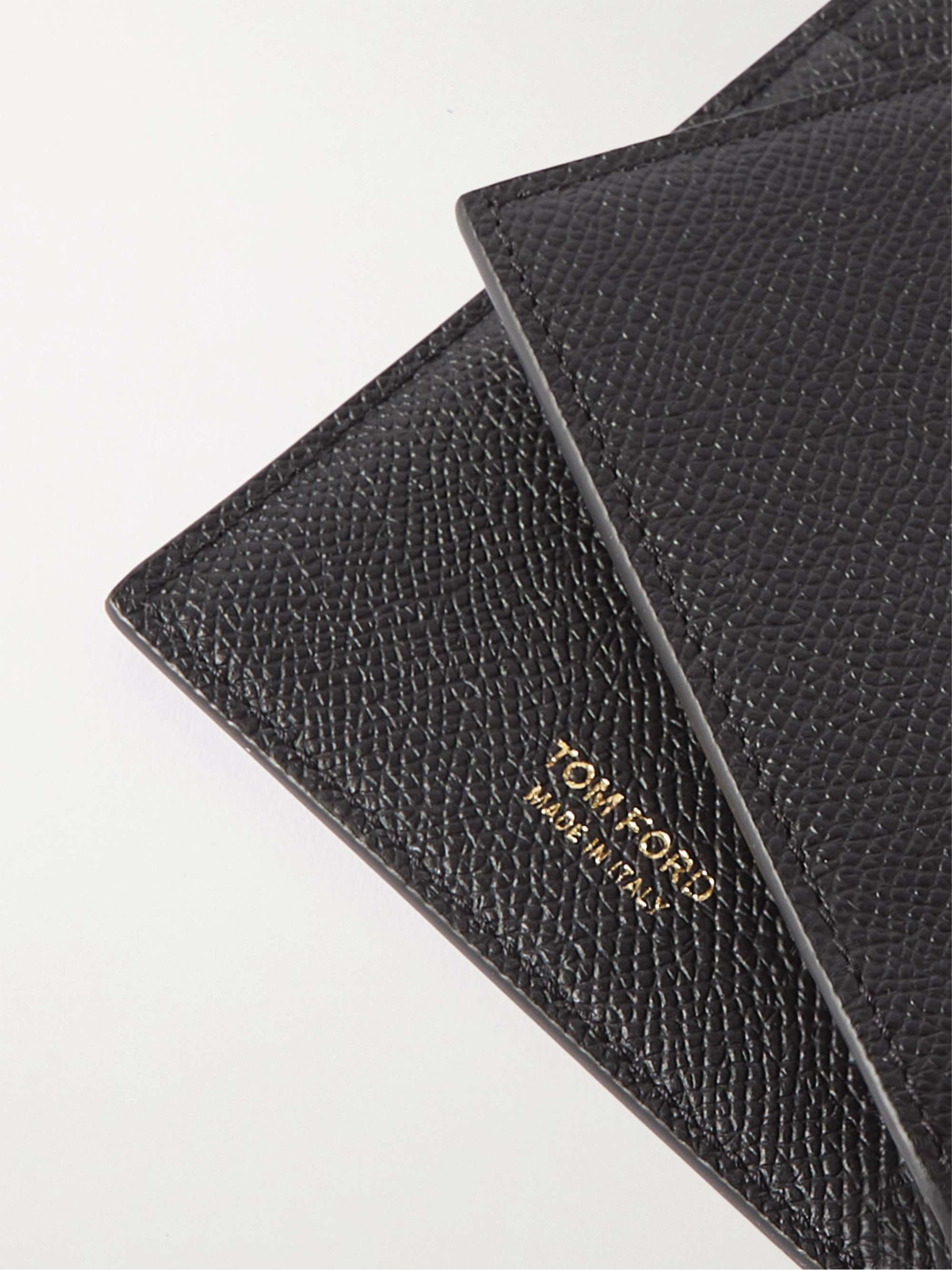 TOM FORD Full-Grain Leather Passport Cover