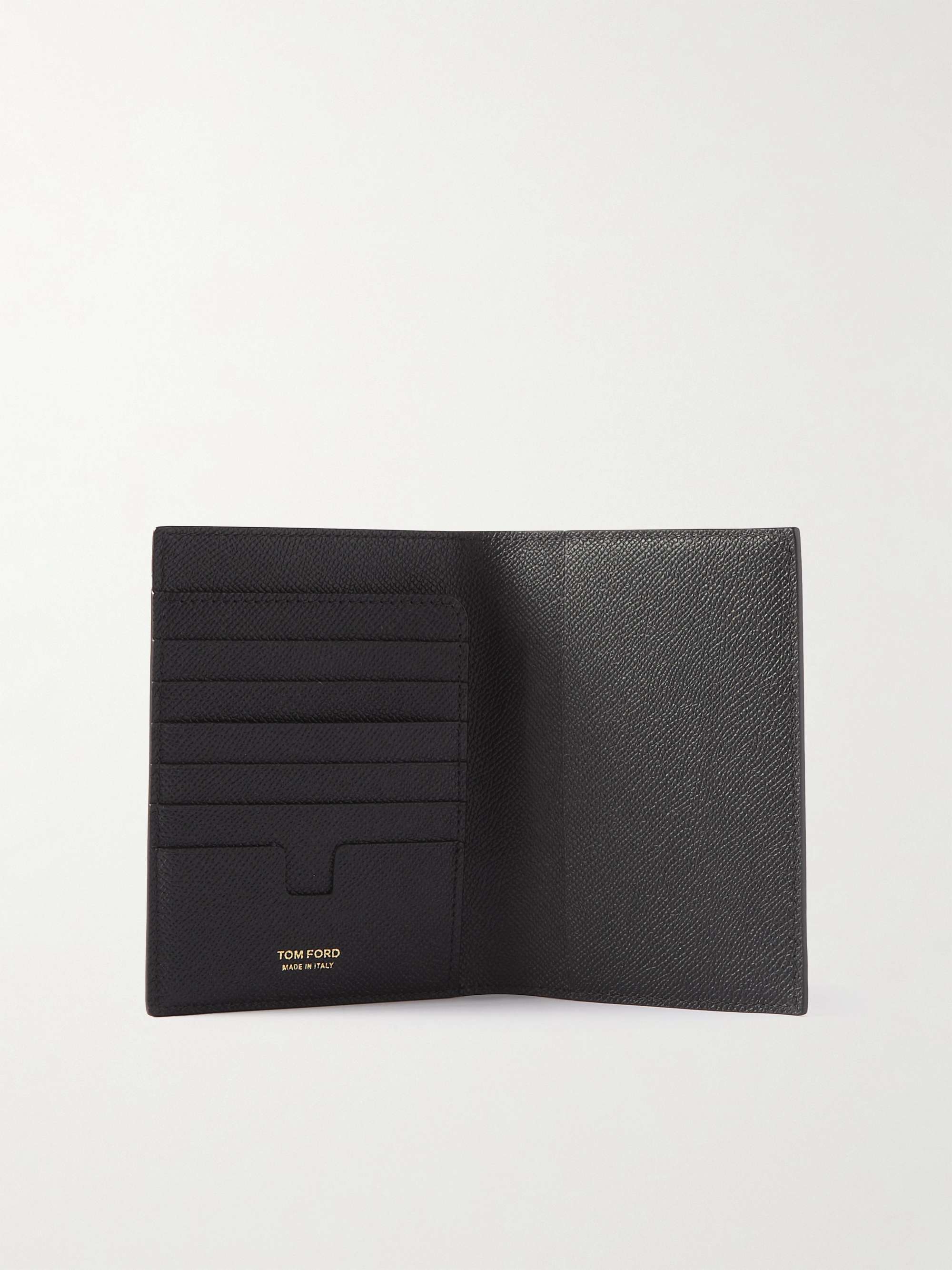 TOM FORD Full-Grain Leather Passport Cover