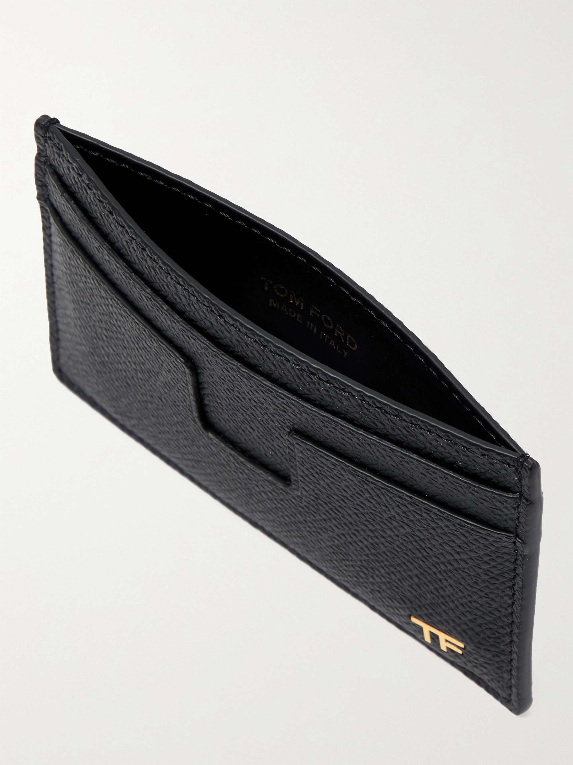 TOM FORD Full-Grain Leather Cardholder
