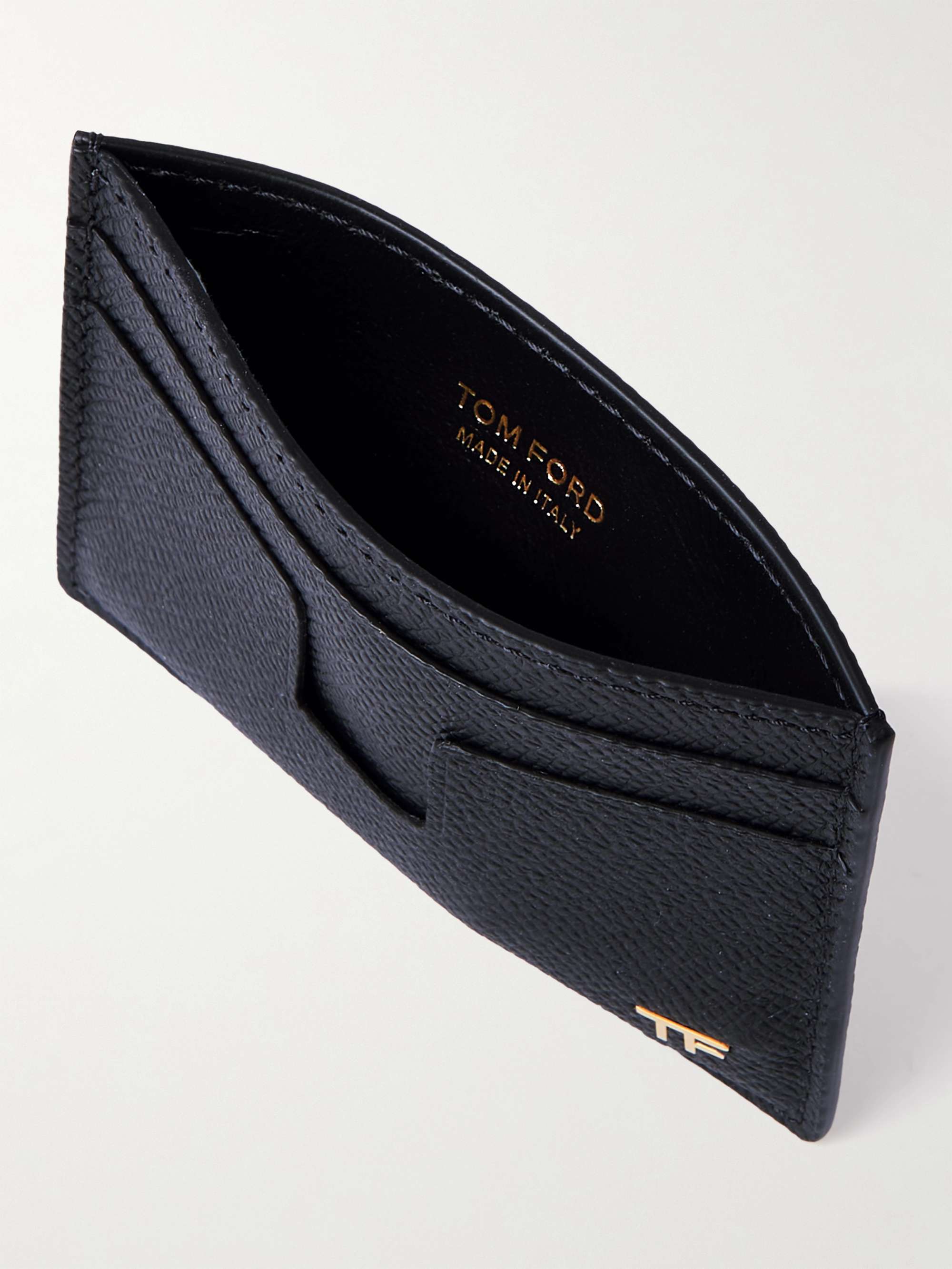 TOM FORD Leather Money Clip Wallet | Harrods US