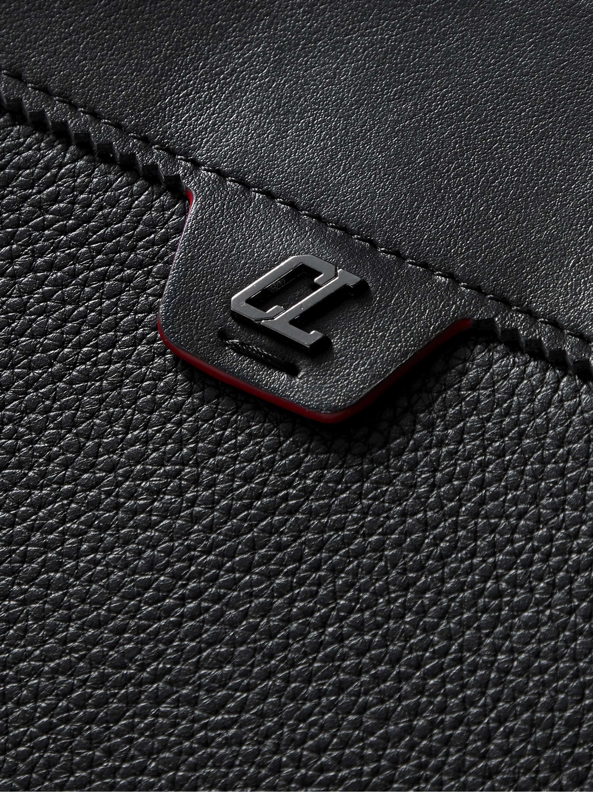 CHRISTIAN LOUBOUTIN Studded Croc-Effect Leather Tote Bag