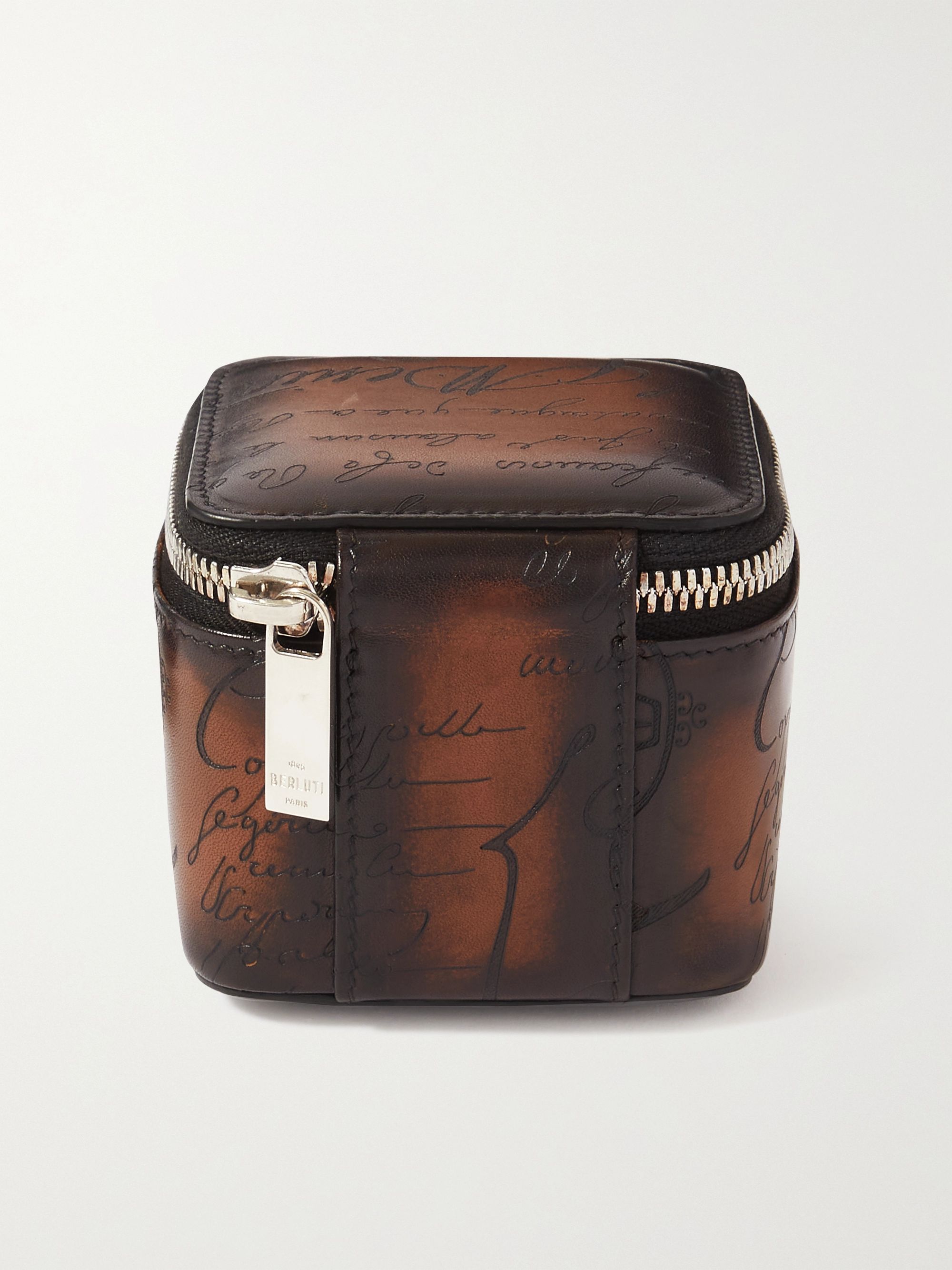BERLUTI Scritto Venezia Leather Watch Case