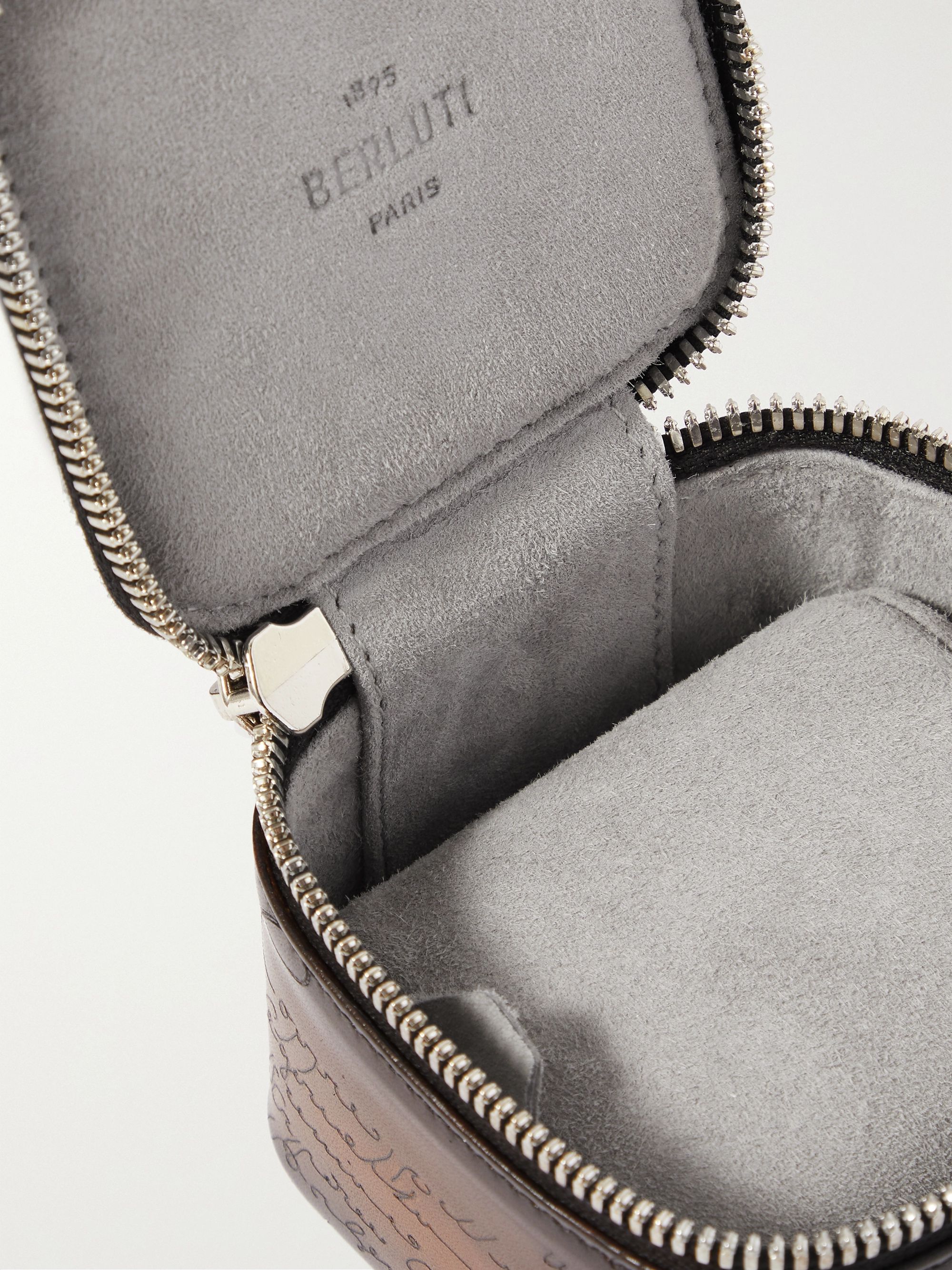 BERLUTI Scritto Venezia Leather Watch Case