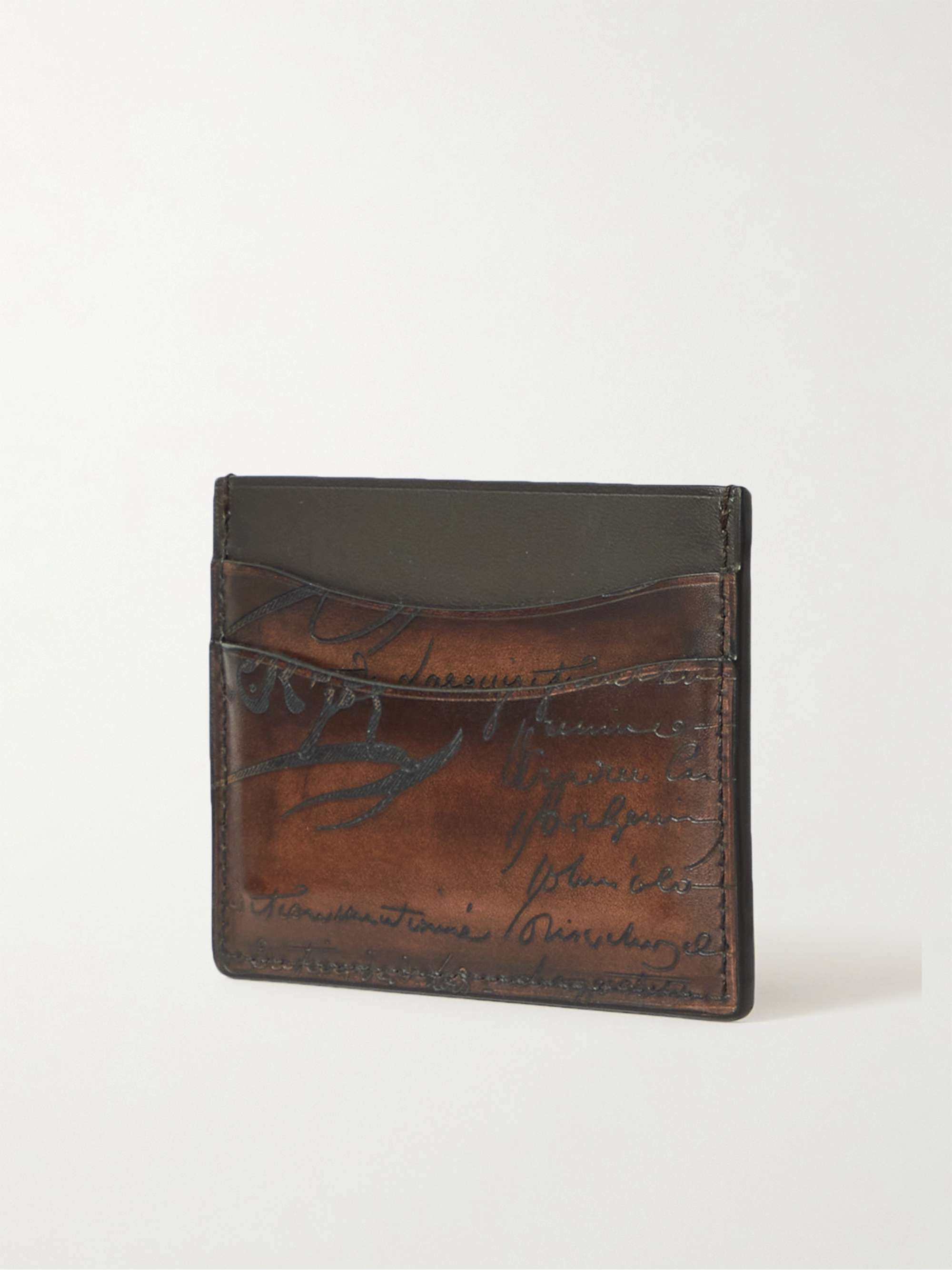 BERLUTI Scritto Leather Cardholder