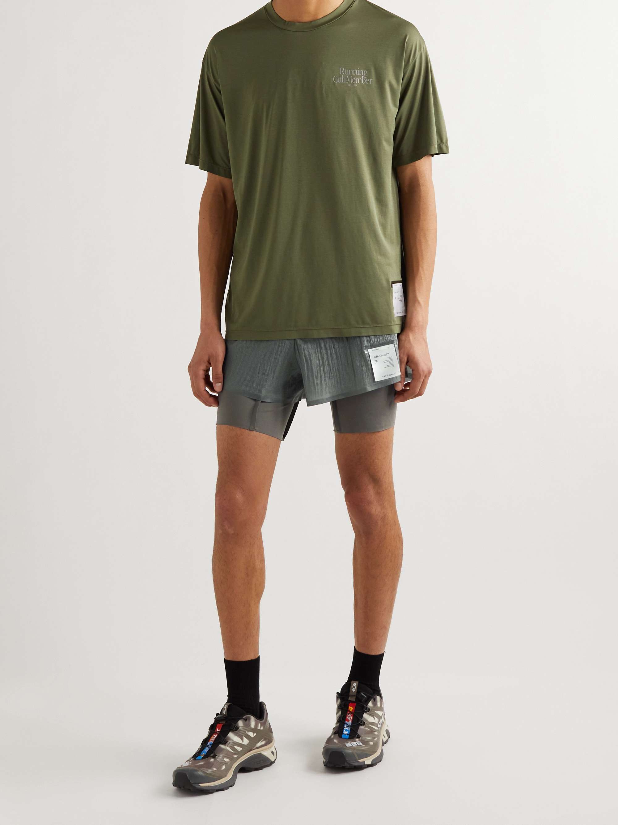 SATISFY Layered CoffeeThermal and Justice Shorts