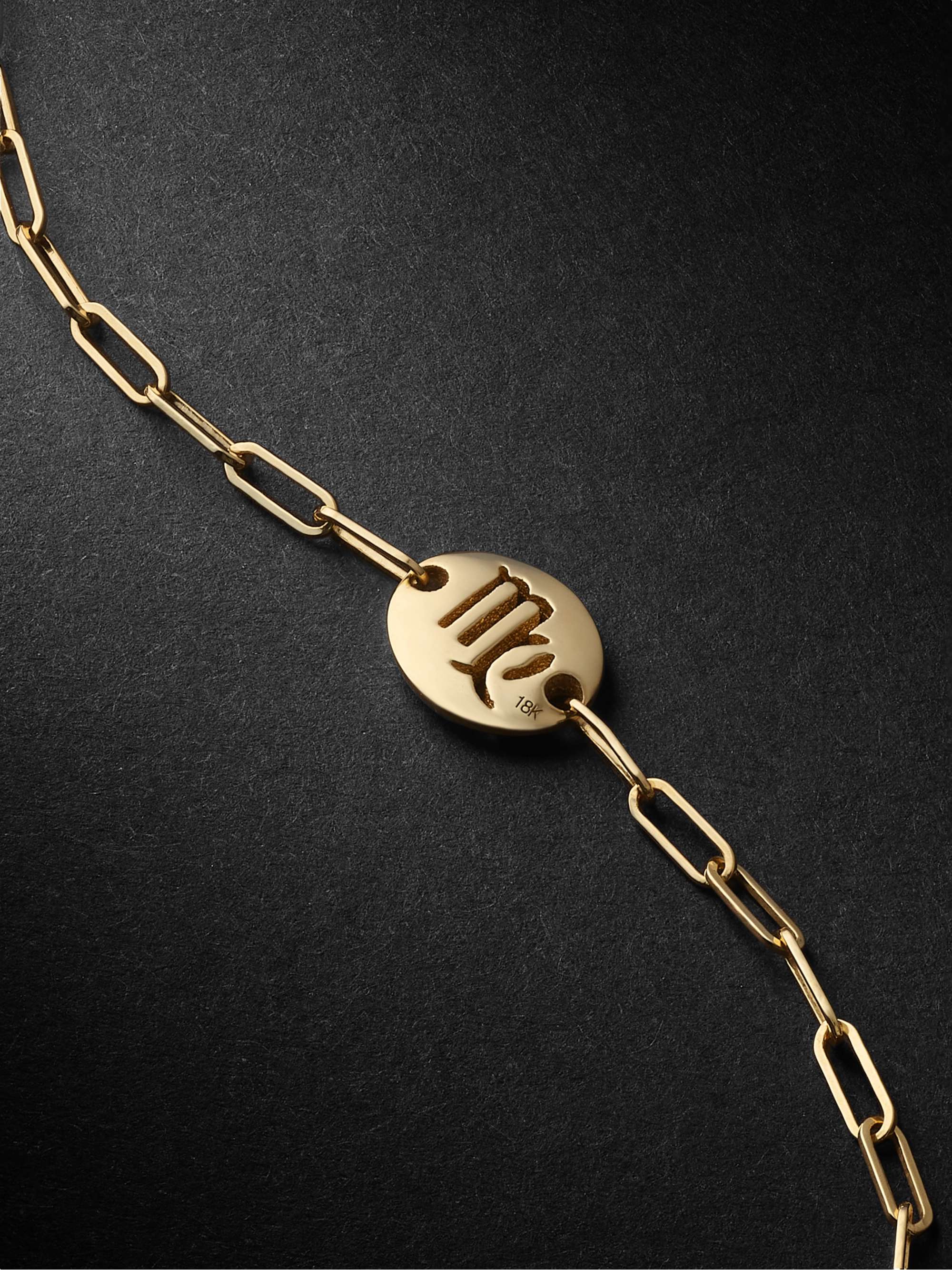 FOUNDRAE Virgo 18-Karat Gold Anklet