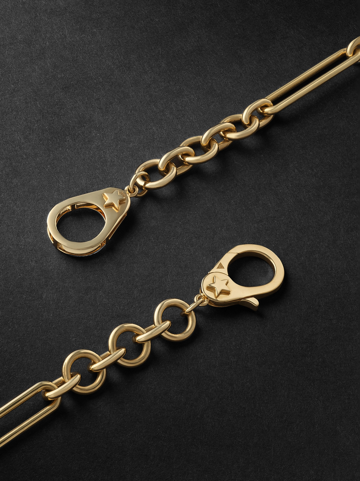 Shop Foundrae Sister Hook 18-karat Gold Necklace