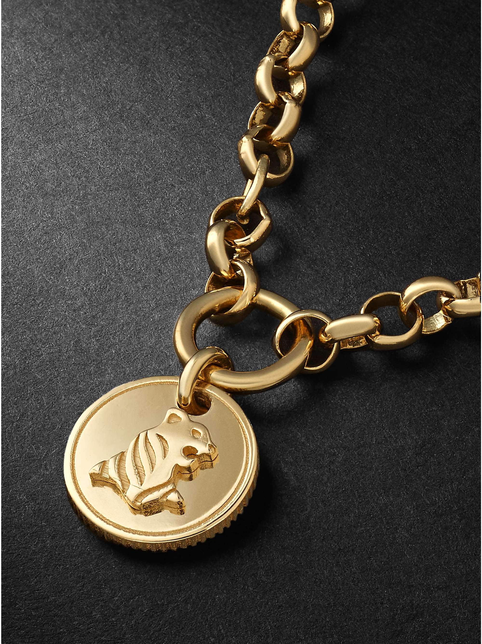 FOUNDRAE Tiger 18-Karat Gold Bracelet