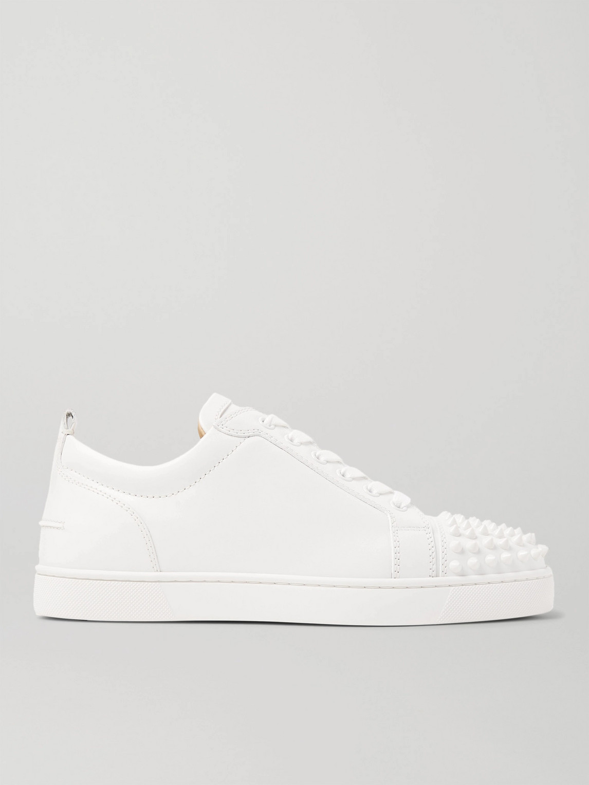 Louis Junior Spikes Cap-Toe Leather Sneakers