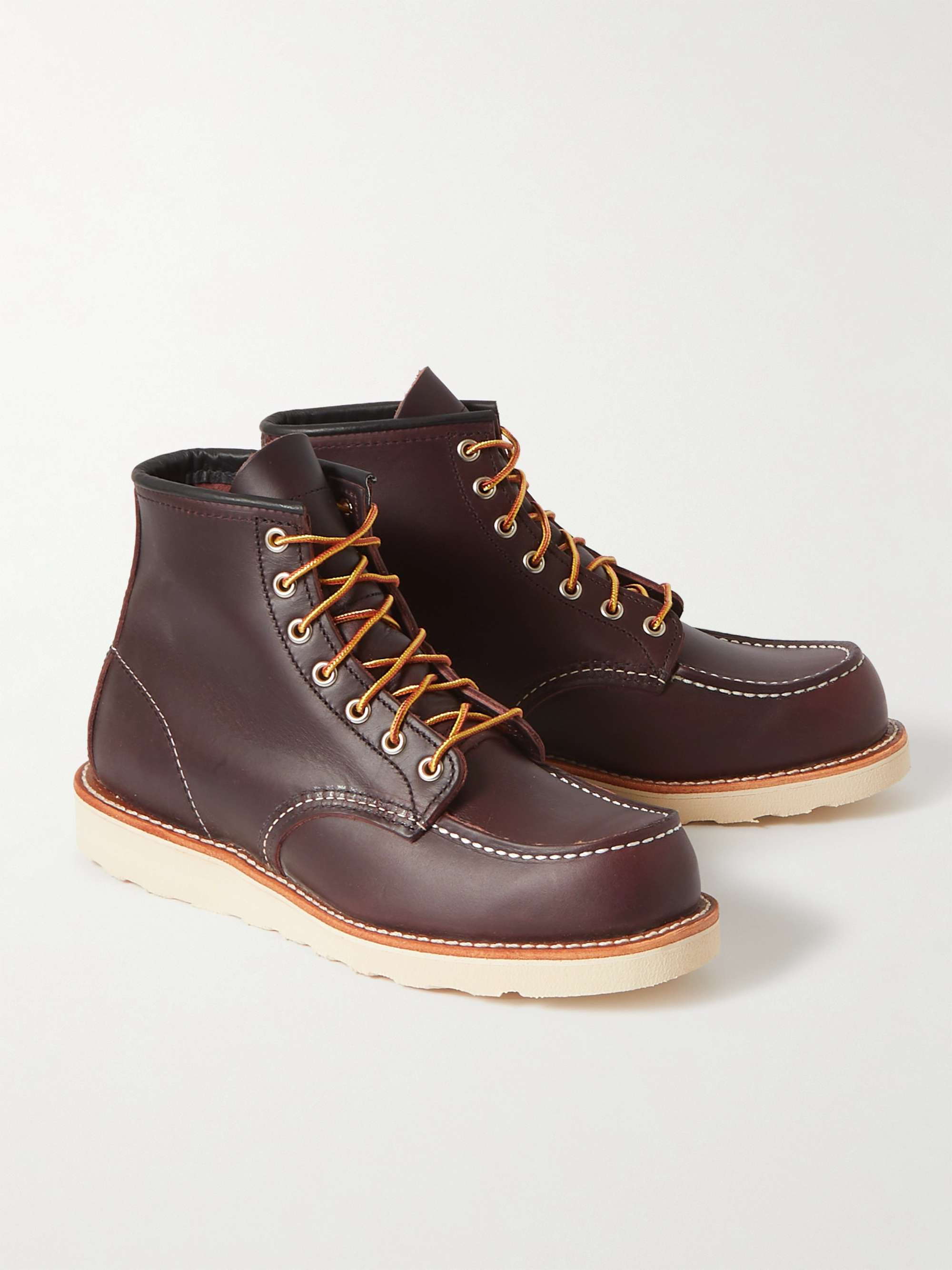 RED WING SHOES Classic Moc Leather Boots