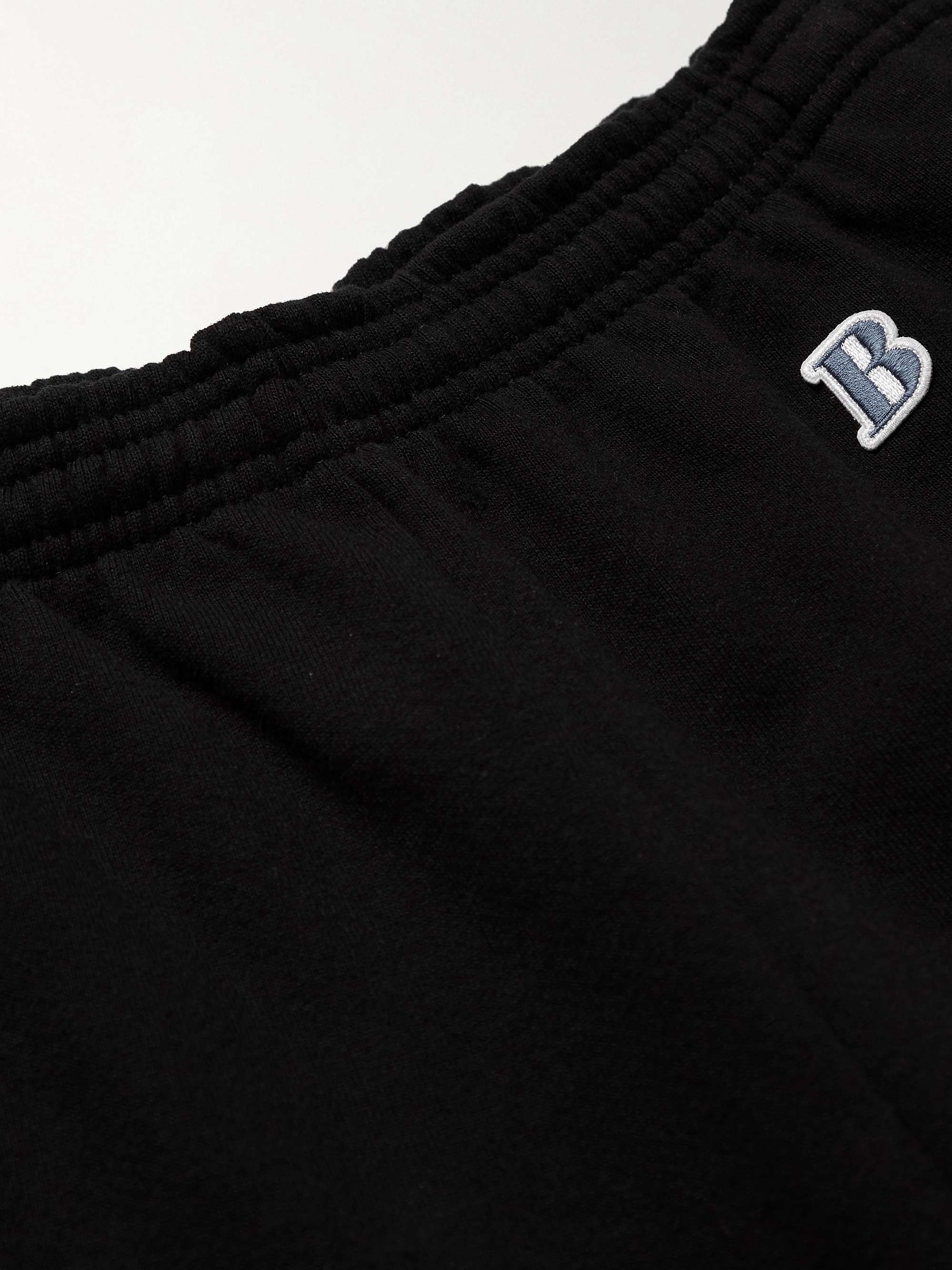 BETTER GIFT SHOP + Sharif Farrag Straight-Leg Logo-Print Cotton-Jersey Shorts