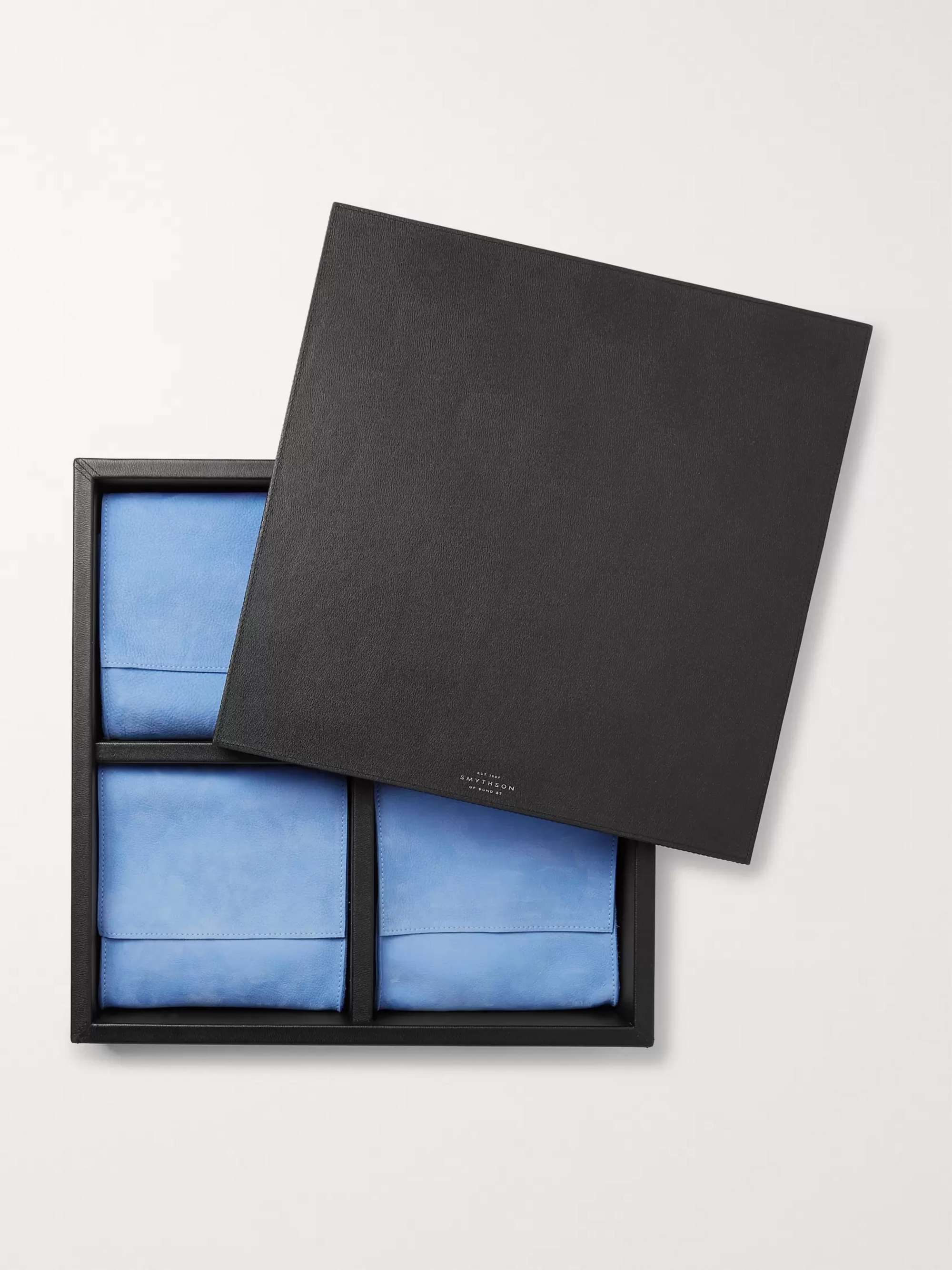 SMYTHSON Grosvenor Full-Grain Leather Games Compendium - Dominoes, Chess and Checkers