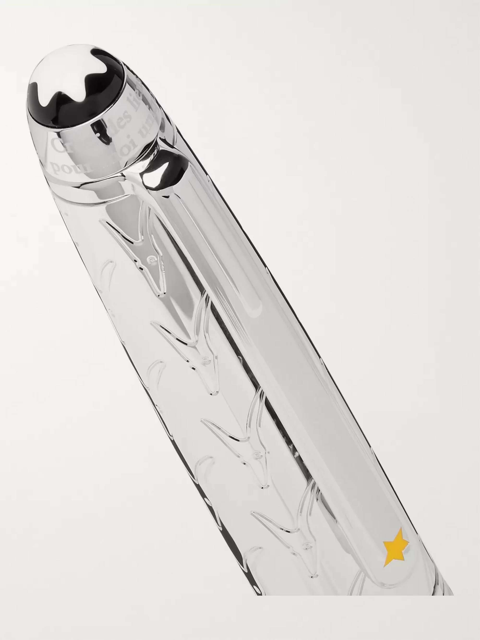 MONTBLANC Meisterstück Resin and Platinum-Plated Ballpoint Pen