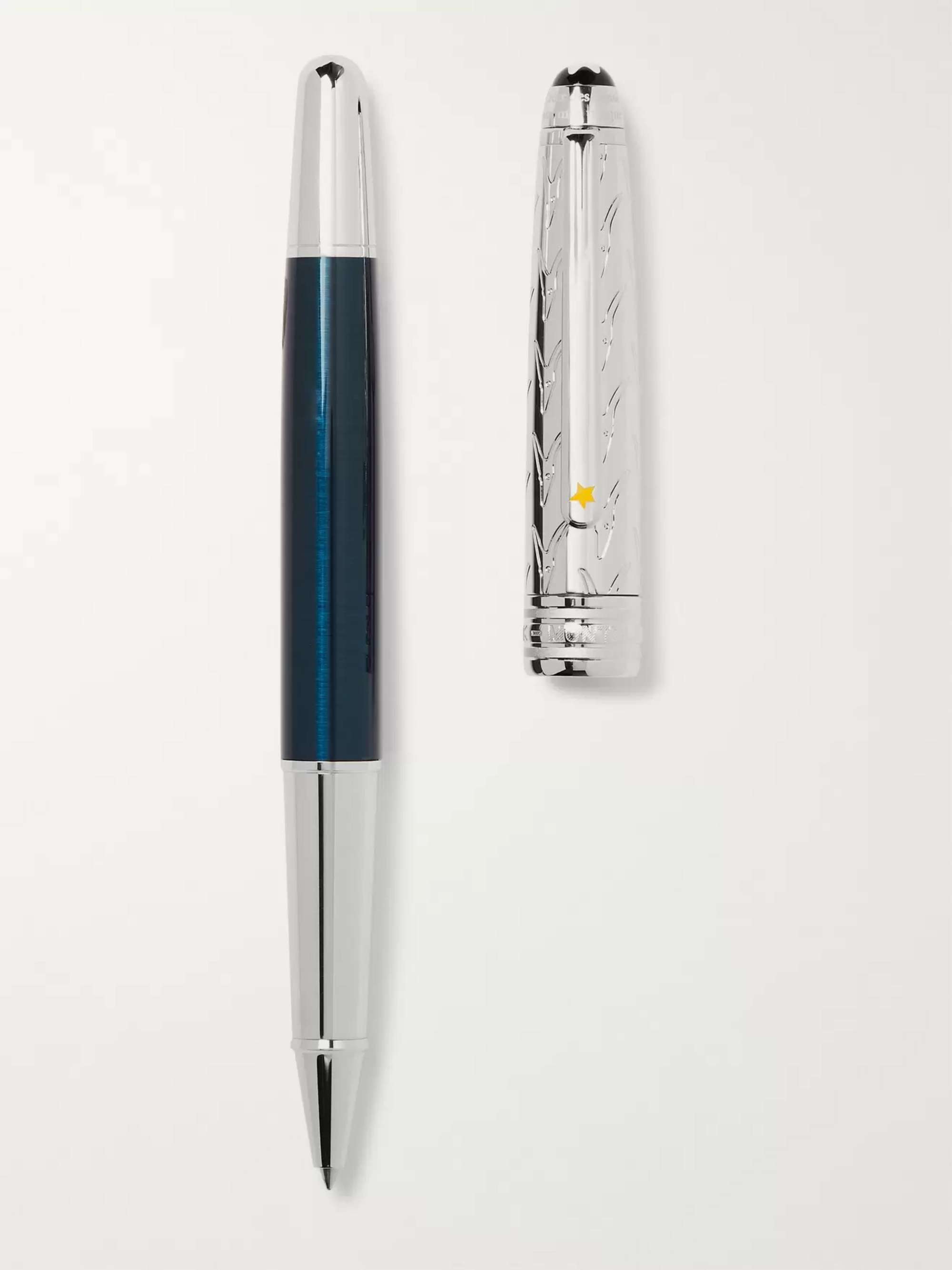MONTBLANC Meisterstück Resin and Platinum-Plated Ballpoint Pen