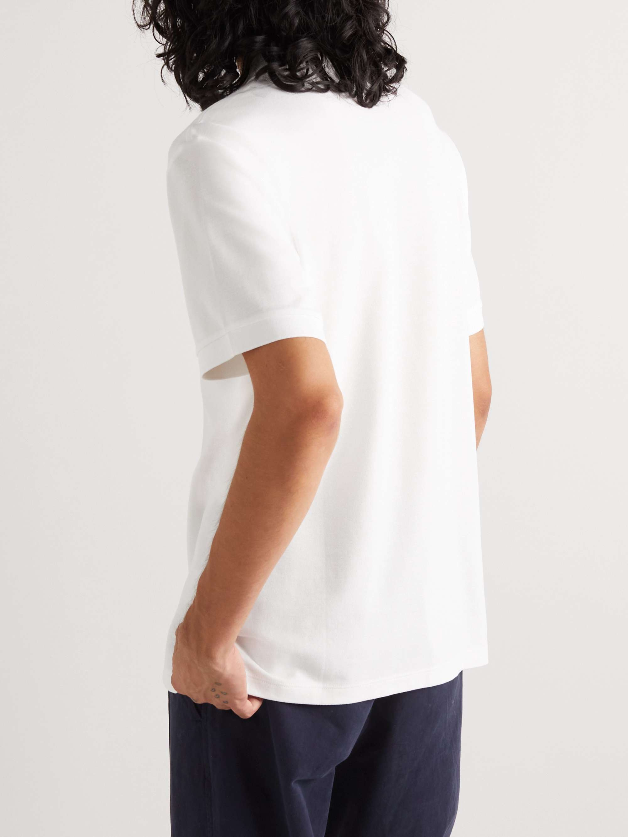 HANDVAERK Pima Cotton-Piqué Polo Shirt
