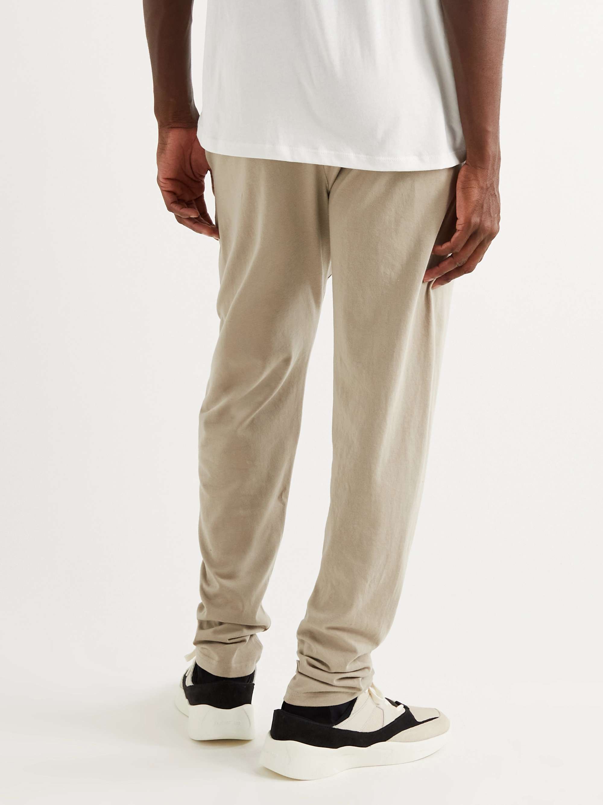 FEAR OF GOD ESSENTIALS Tapered Cotton-Blend Jersey Sweatpants