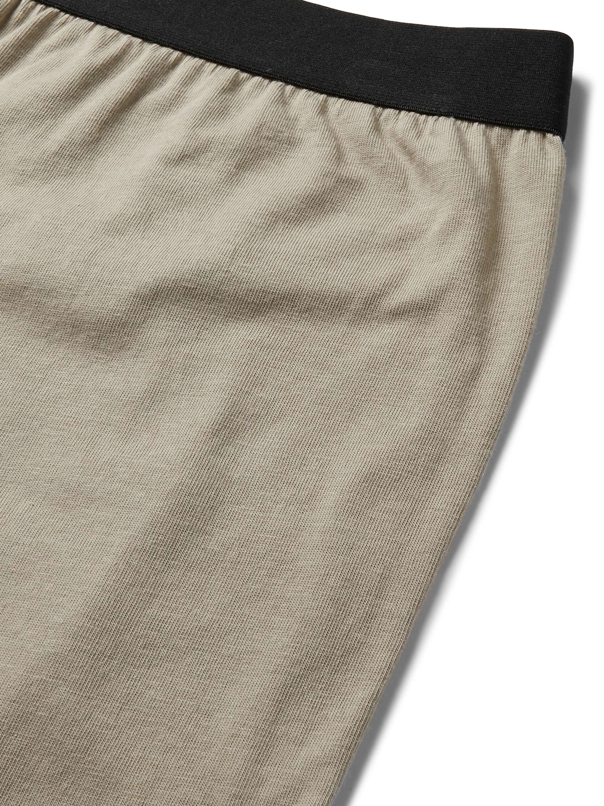 FEAR OF GOD ESSENTIALS Tapered Cotton-Blend Jersey Sweatpants