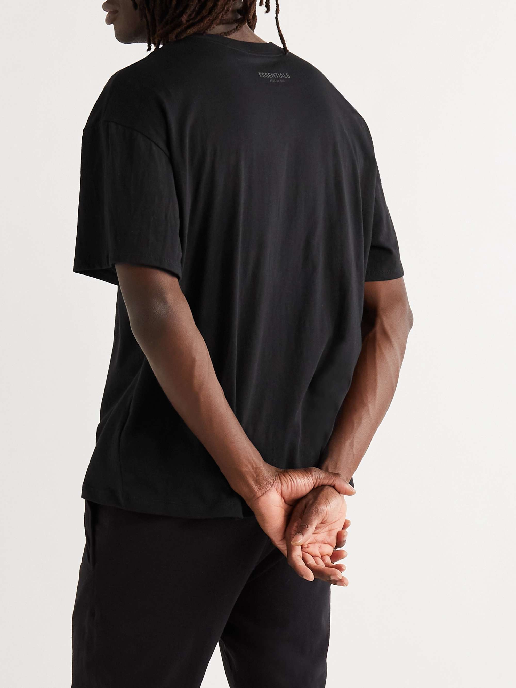 FEAR OF GOD ESSENTIALS Three-Pack Cotton-Blend Jersey T-Shirts