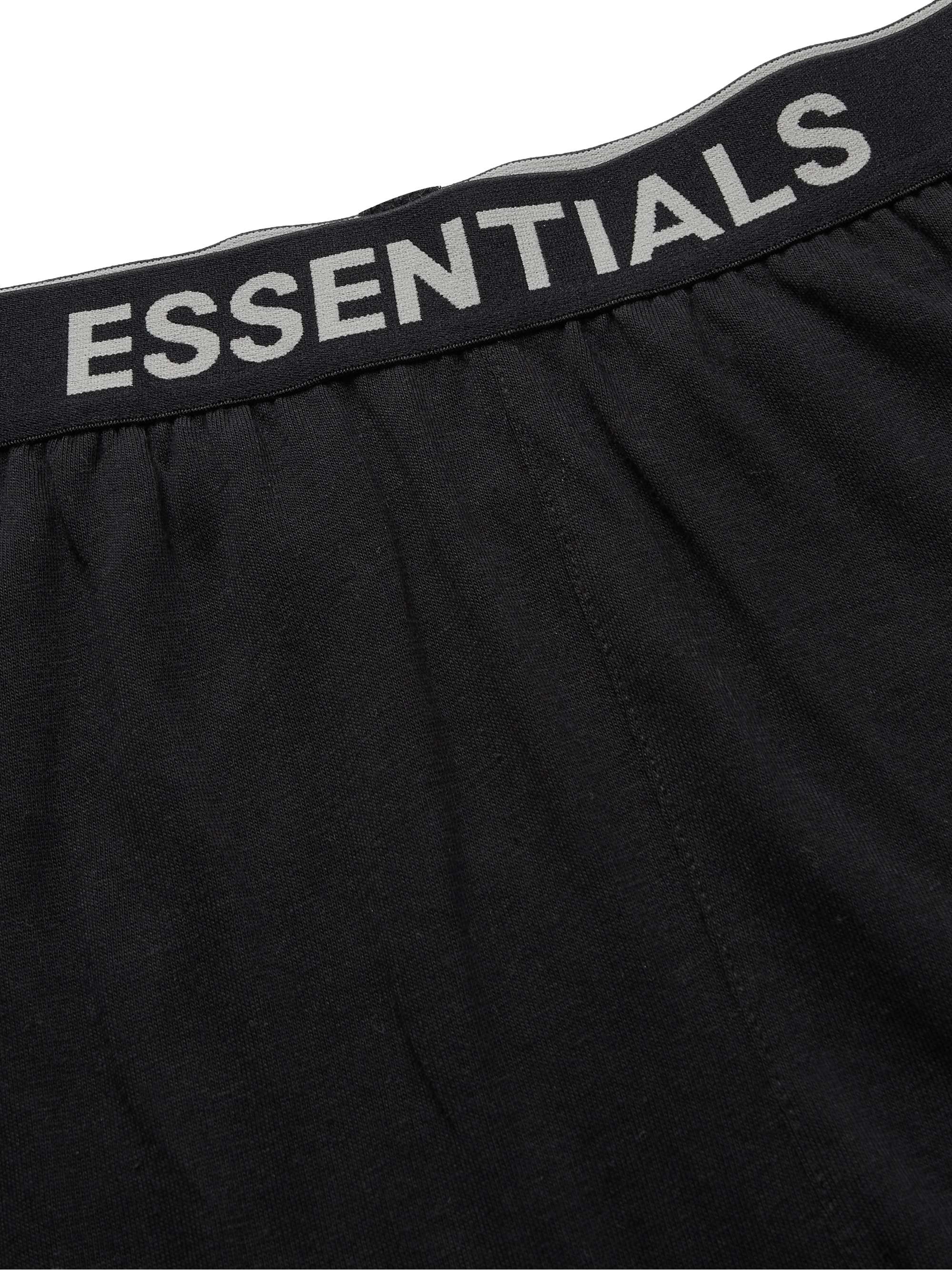 FEAR OF GOD ESSENTIALS Tapered Cotton-Blend Jersey Sweatpants