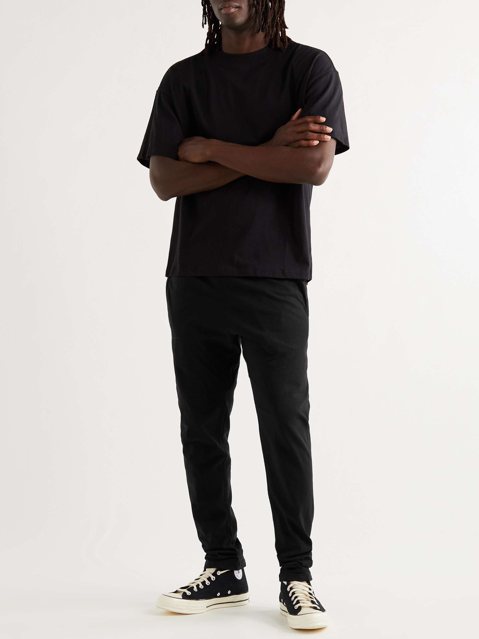 FEAR OF GOD ESSENTIALS Tapered Cotton-Blend Jersey Sweatpants