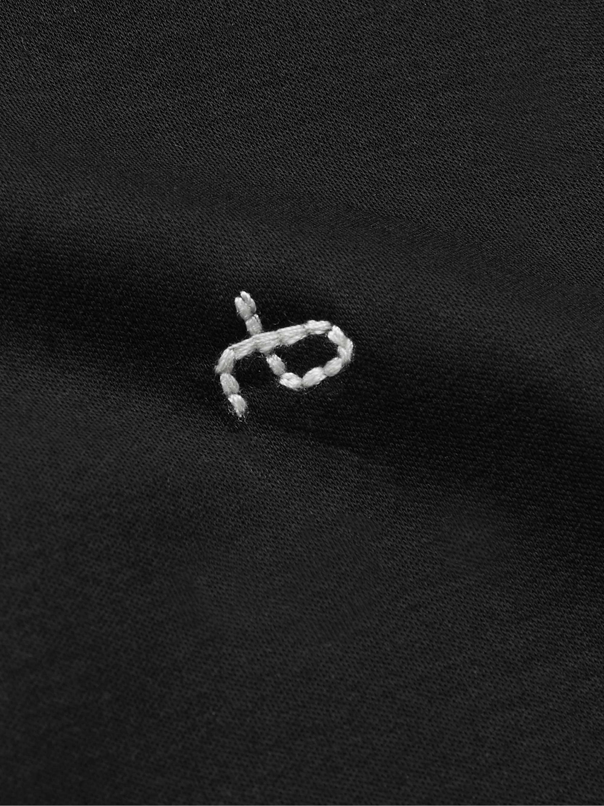 RAG & BONE Logo-Embroidered Cotton Polo Shirt