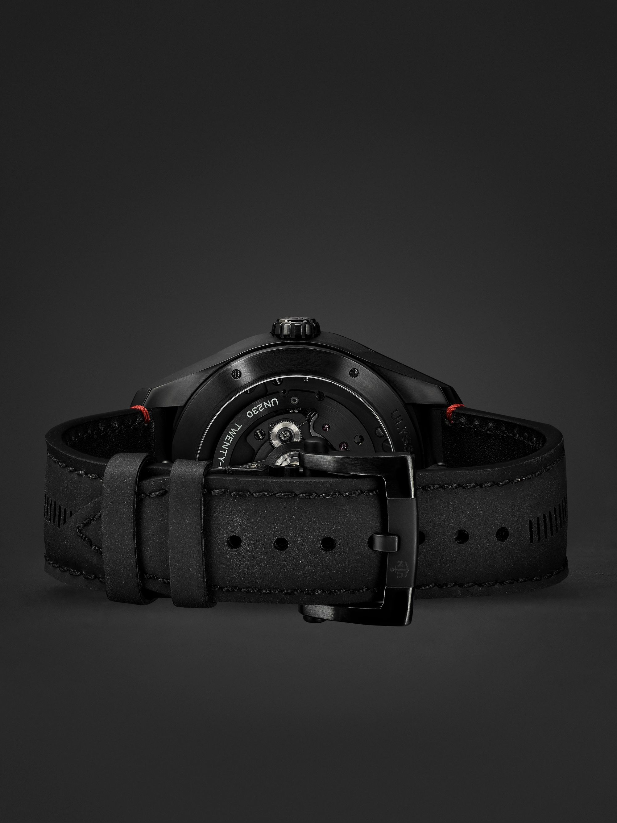 ULYSSE NARDIN Freak X Ti Automatic 43mm Titanium and Leather Watch, Ref. No. 2303-270.1
