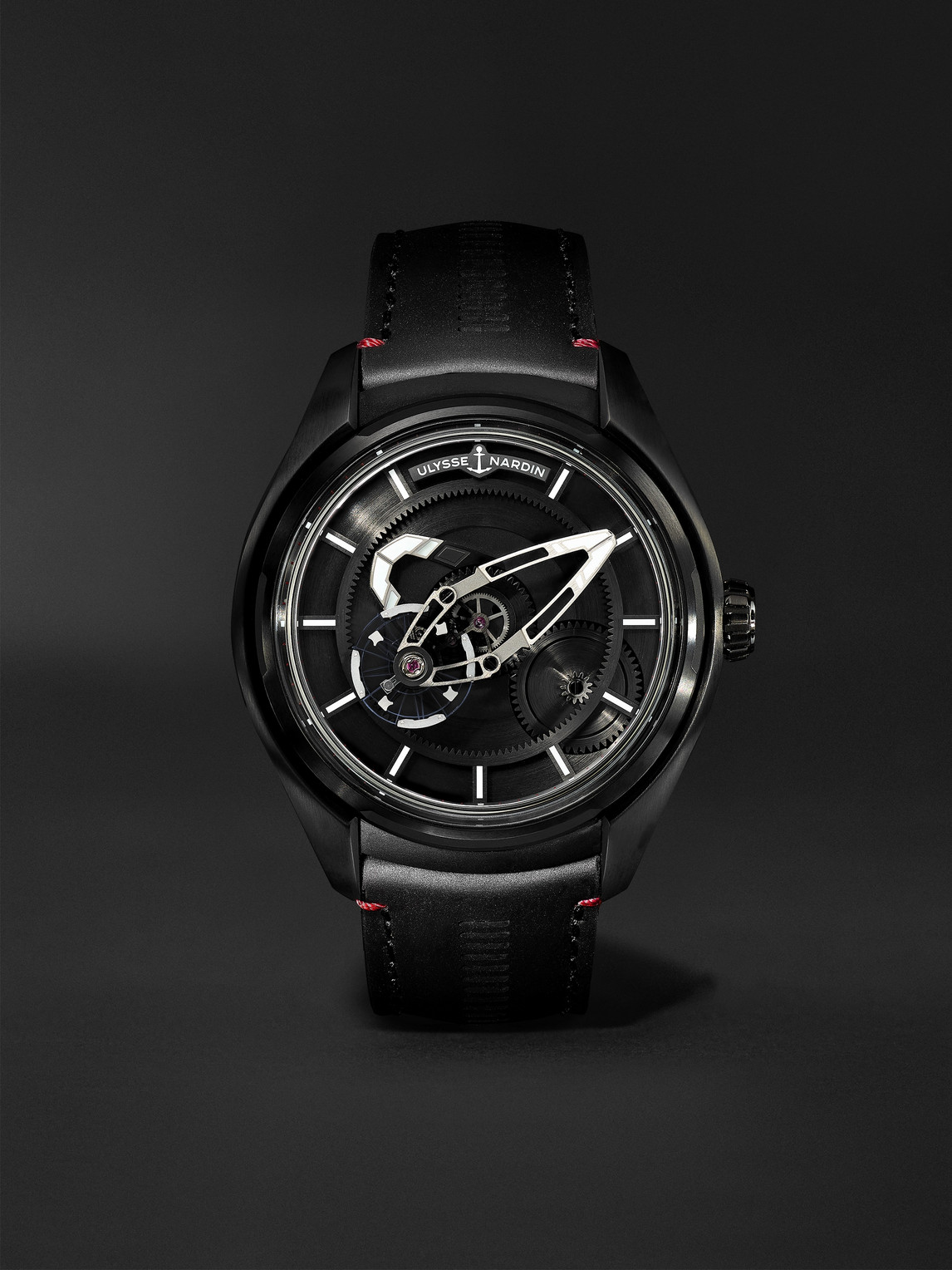 Ulysse Nardin Freak X Ti Automatic 43mm Titanium and Leather Watch, Ref. No. 2303-270.1 - Men