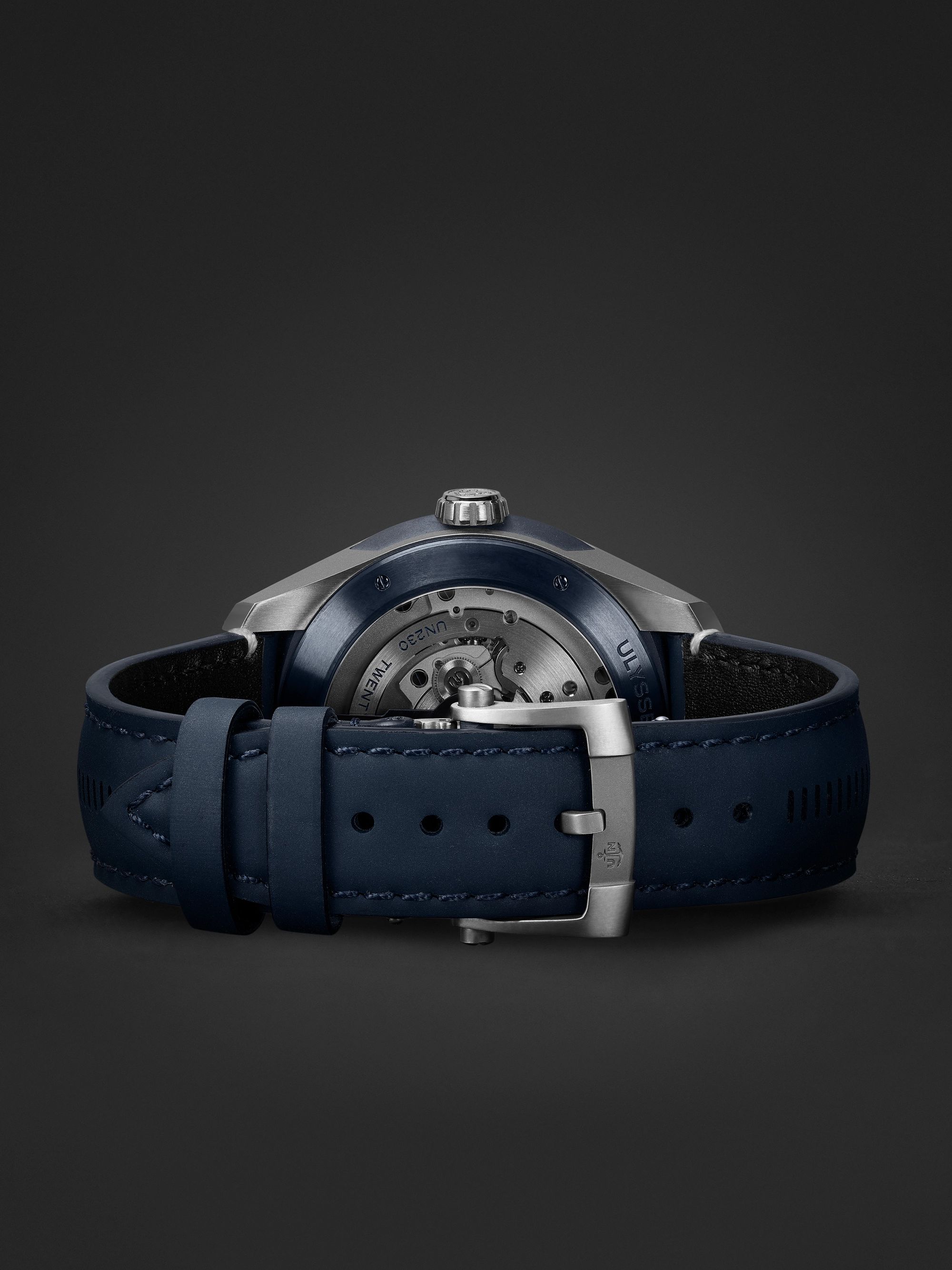 ULYSSE NARDIN Freak X Automatic 43mm Titanium and Leather Watch, Ref. No. 2303-270.1/03