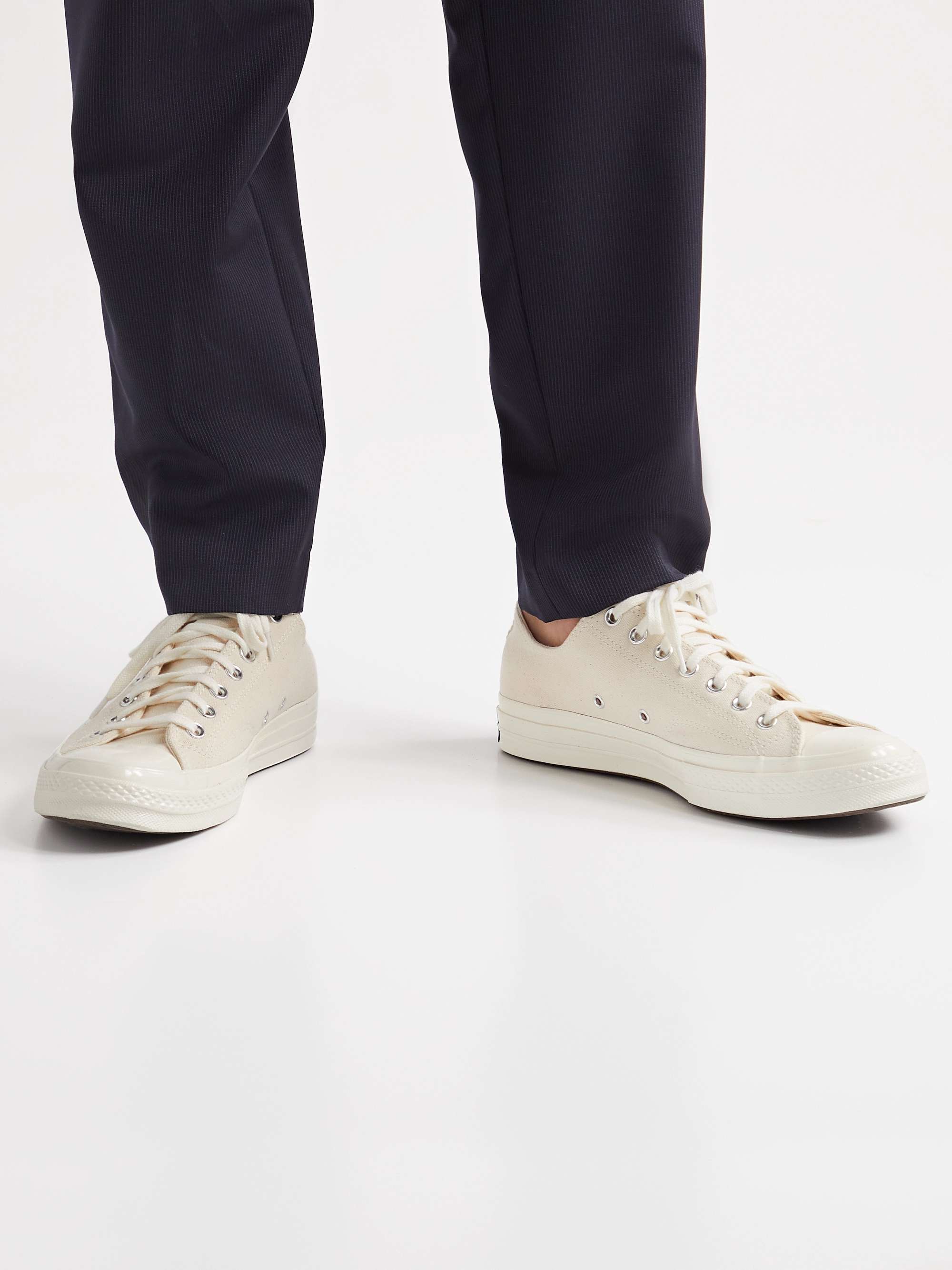 Ecru Chuck 70 OX Canvas Sneakers | CONVERSE | MR PORTER