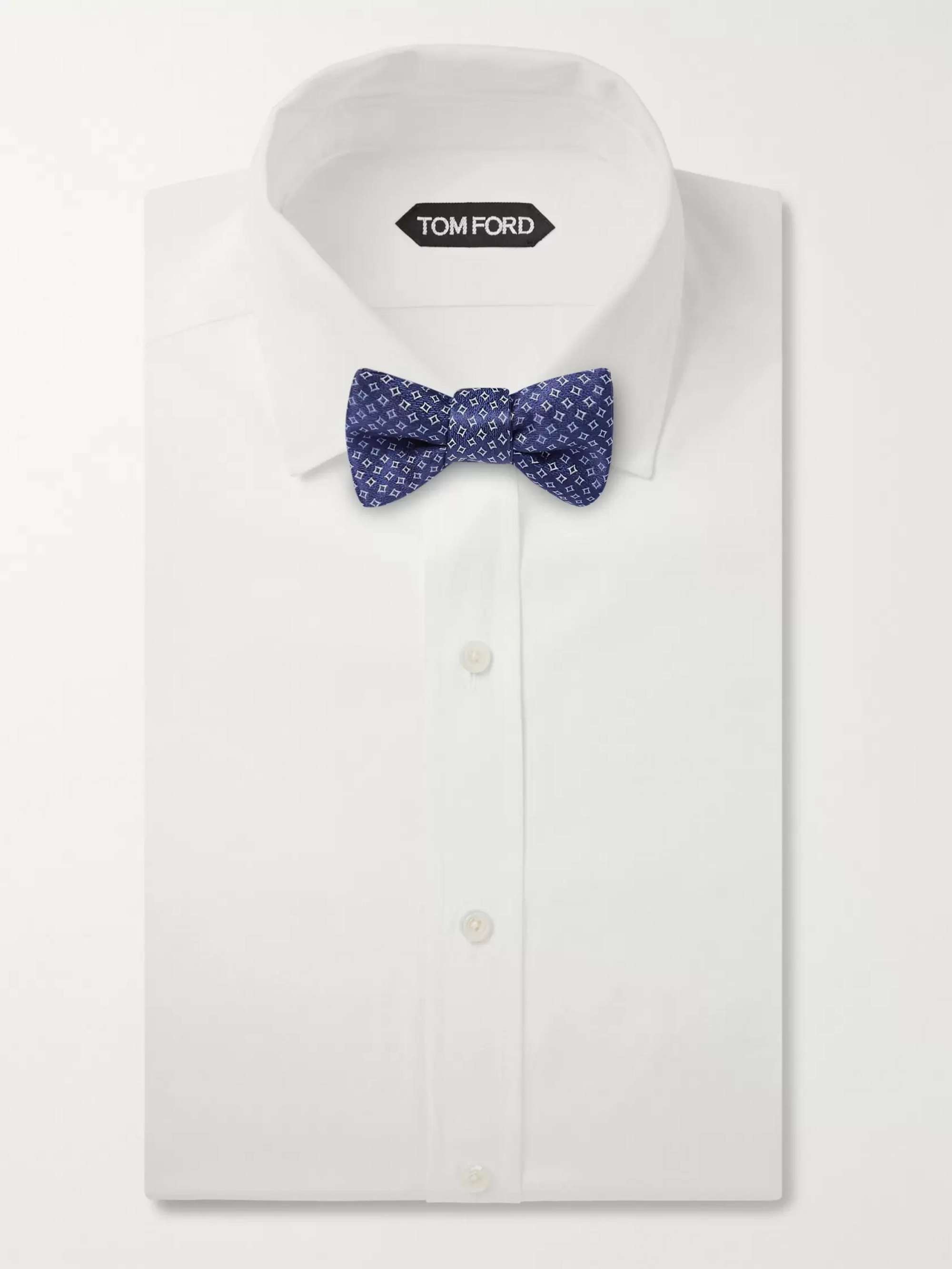 CHARVET Pre-Tied Silk-Jacquard Bow Tie