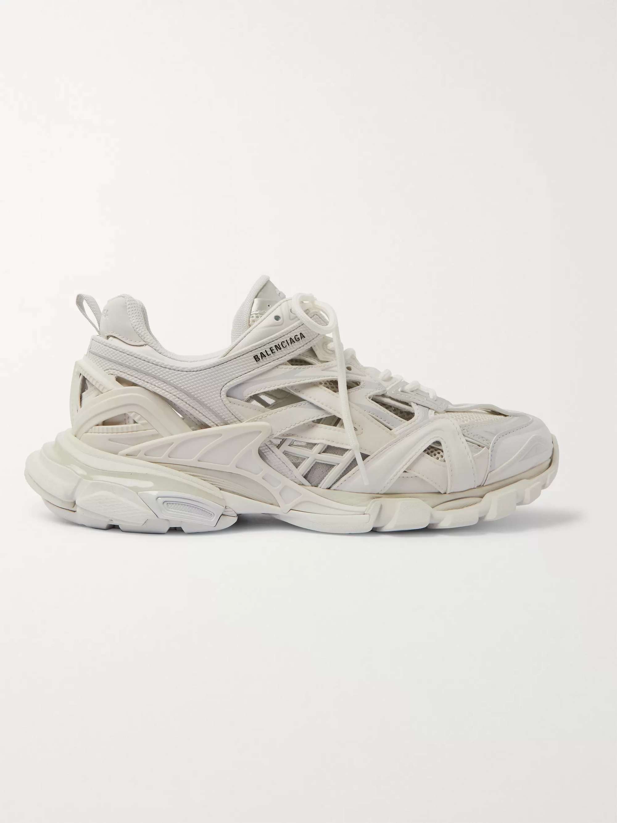 BALENCIAGA Track.2 Nylon, Mesh and Rubber Sneakers | MR PORTER