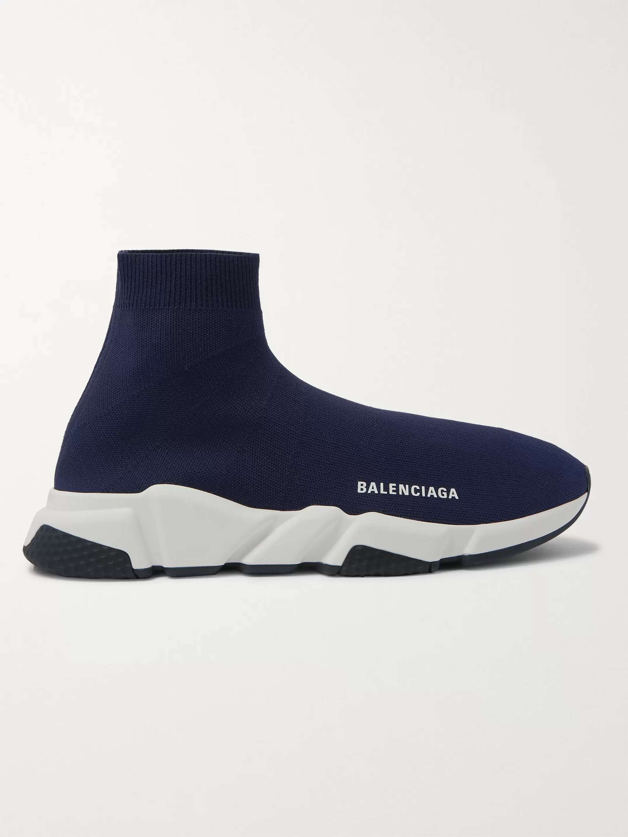 Speed Sock Stretch-Knit Slip-On Sneakers