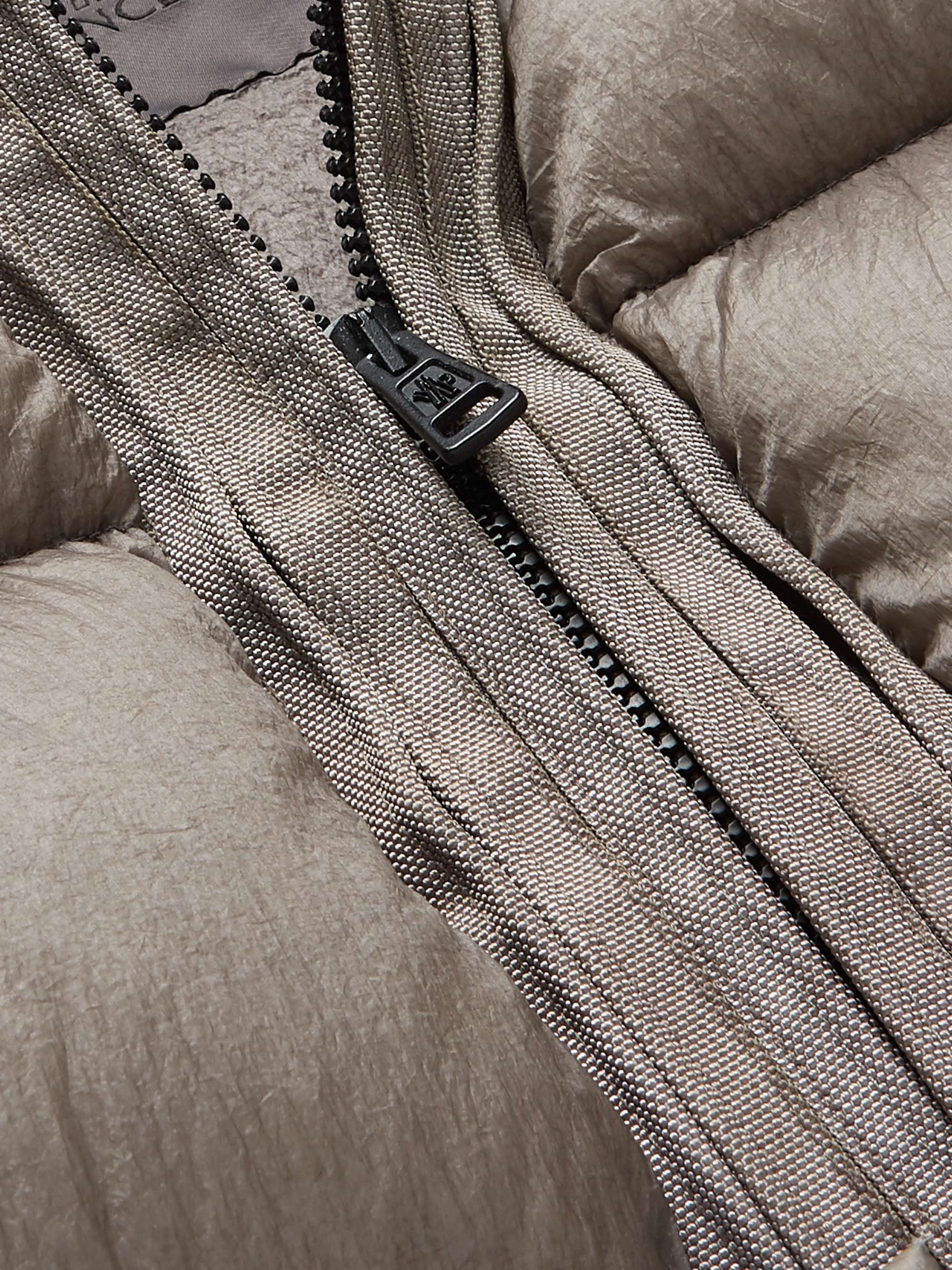 MONCLER Cevenne Garment-Dyed Quilted Shell Down Jacket