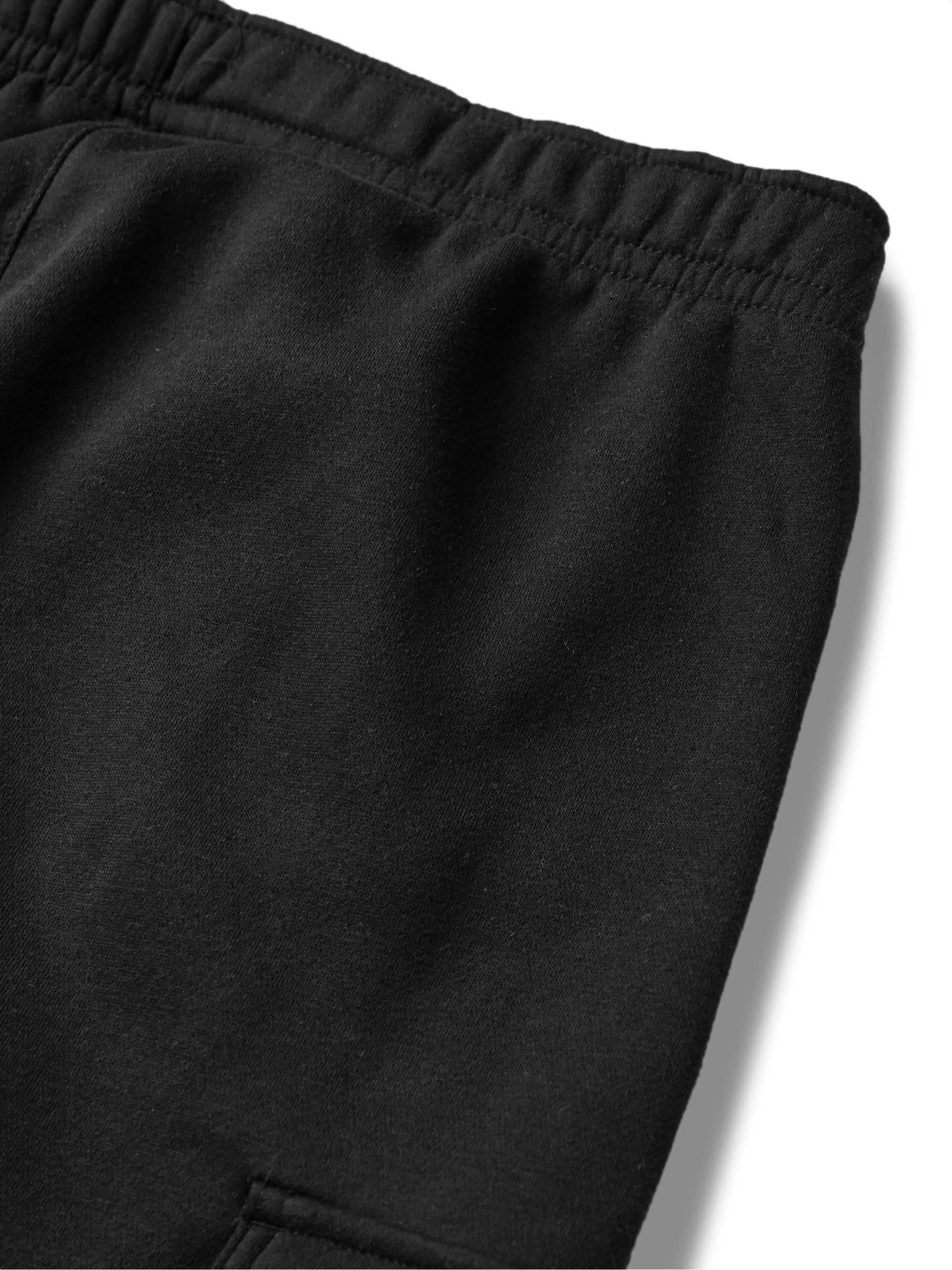 NIKE Sportswear Club Slim-Fit Tapered Cotton-Blend Jersey Cargo Sweatpants