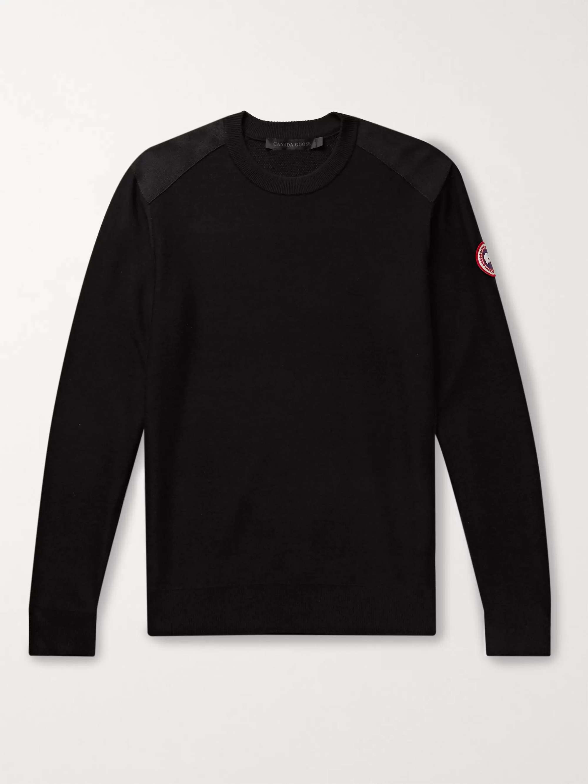 CANADA GOOSE Dartmouth CORDURA-Panelled Merino Wool Sweater for Men ...