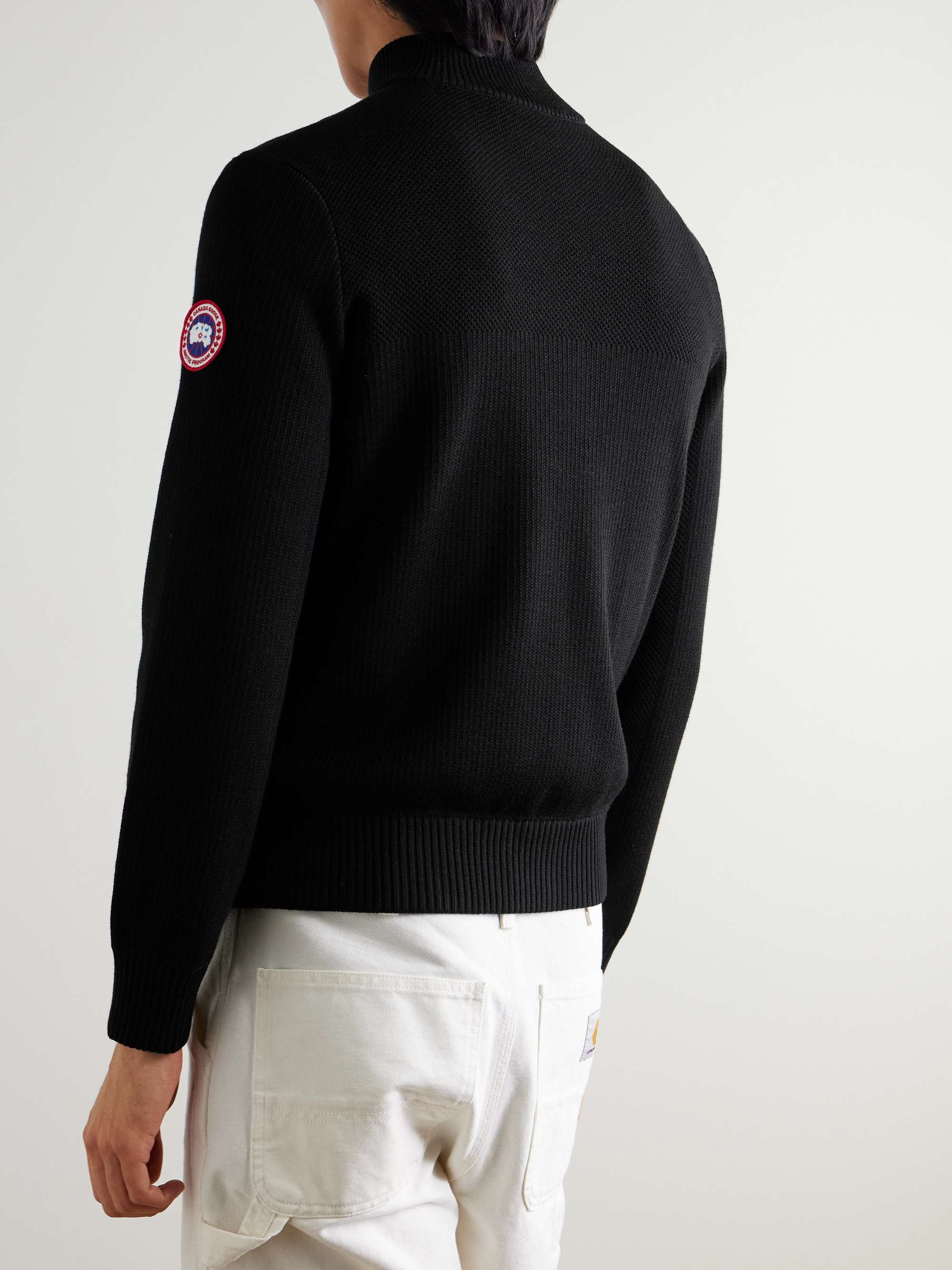 CANADA GOOSE HyBridge Slim-Fit Quilted Down Shell and Merino Wool Jacket