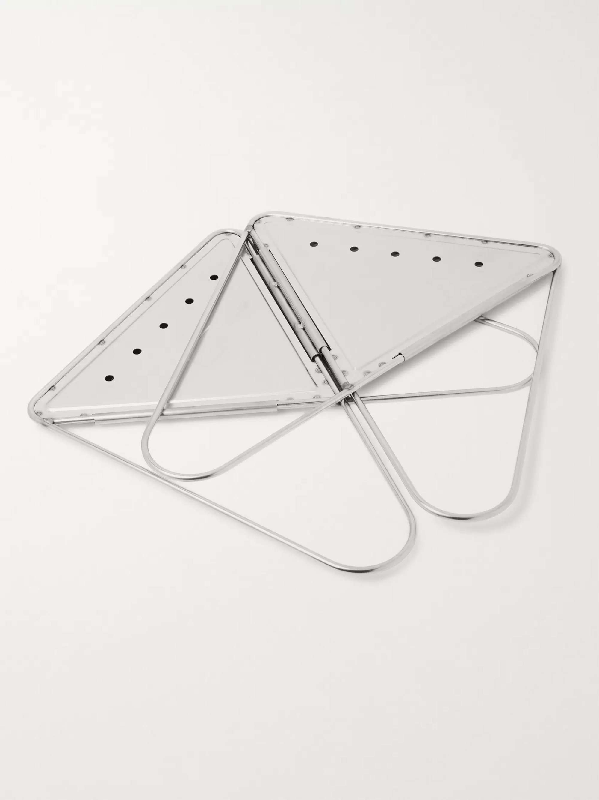 SNOW PEAK Large Stainless Steel Pack & Carry Fireplace