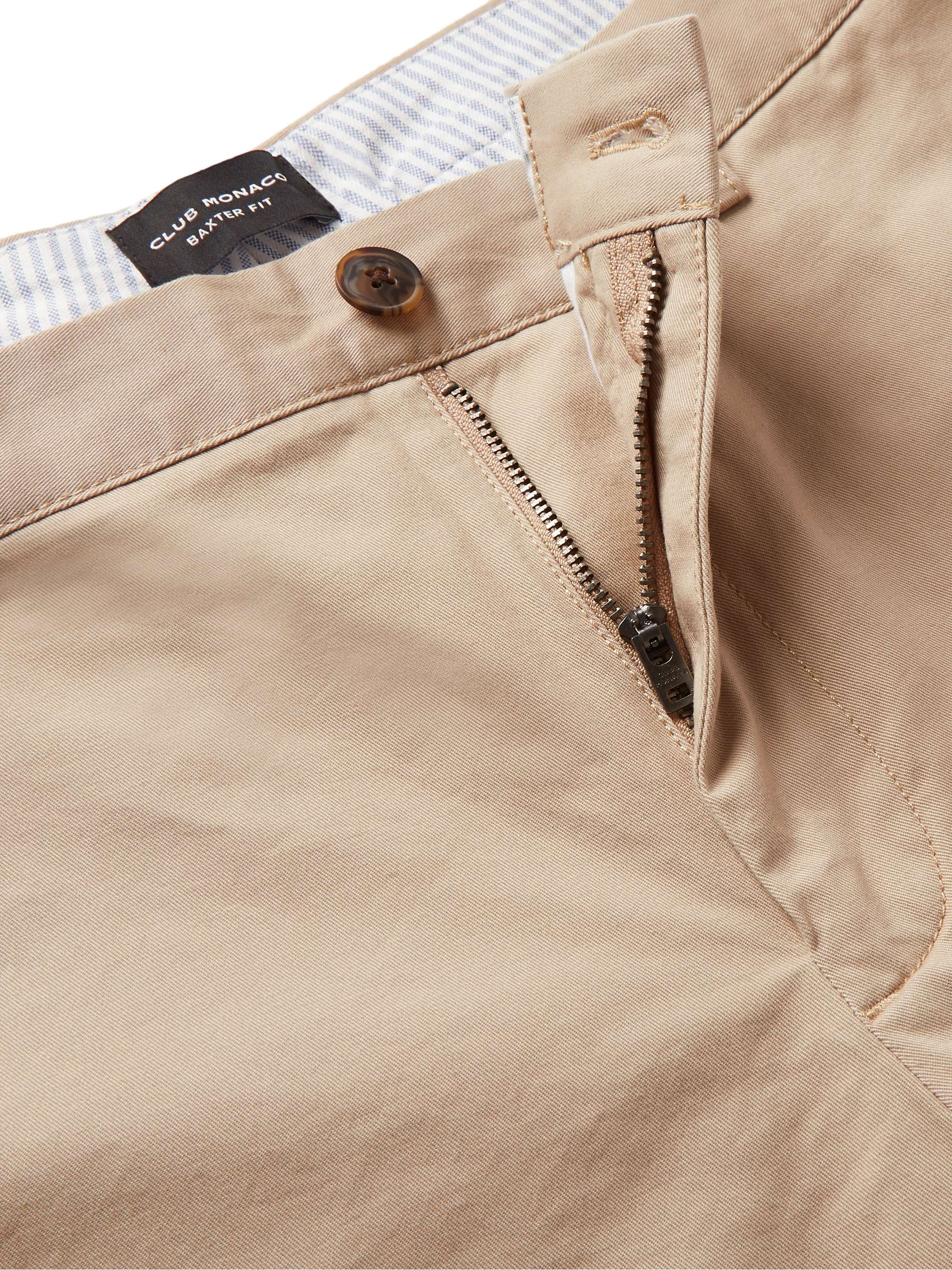 CLUB MONACO Baxter Cotton-Blend Twill Shorts