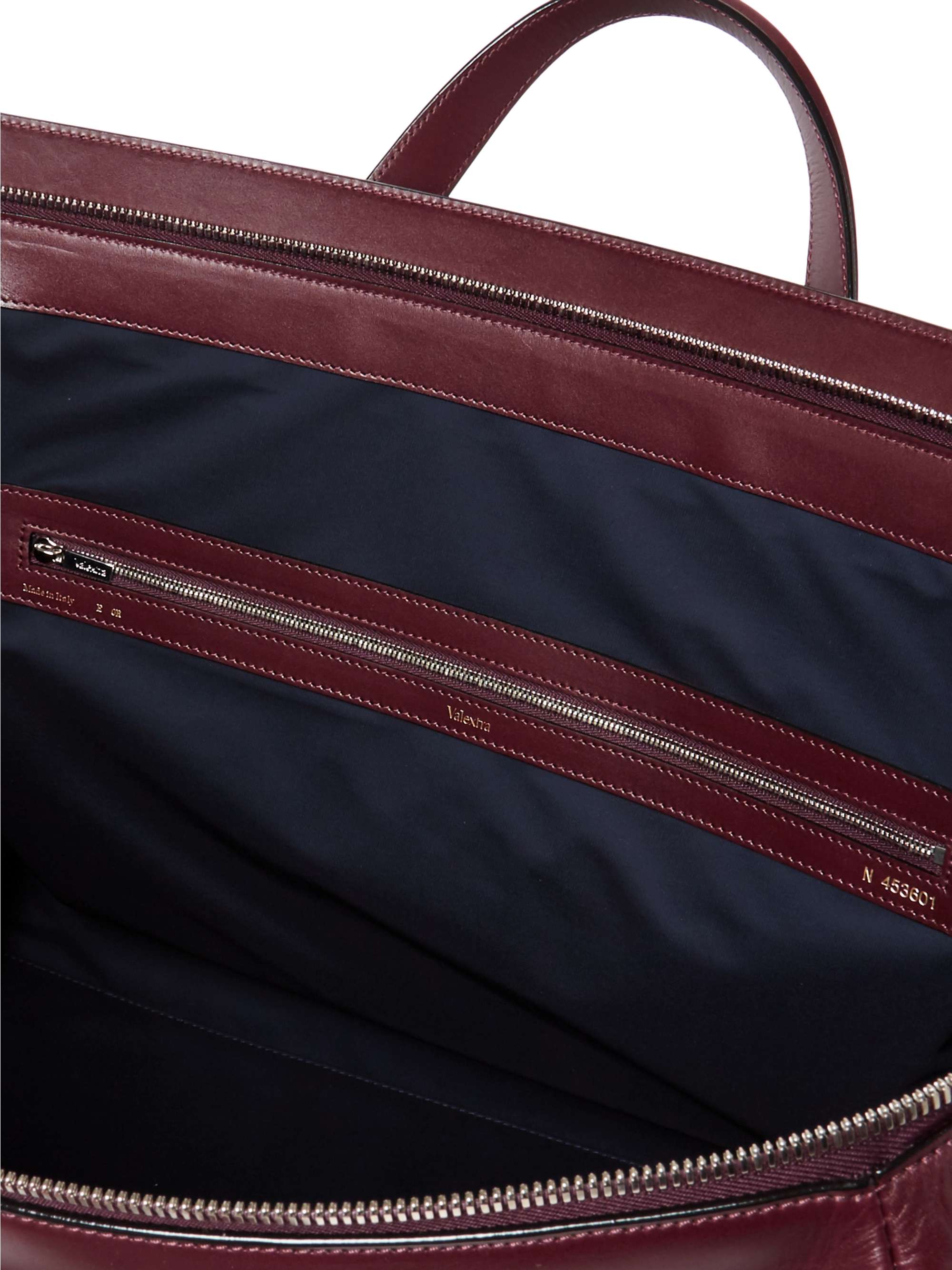 VALEXTRA Portofino Leather Holdall