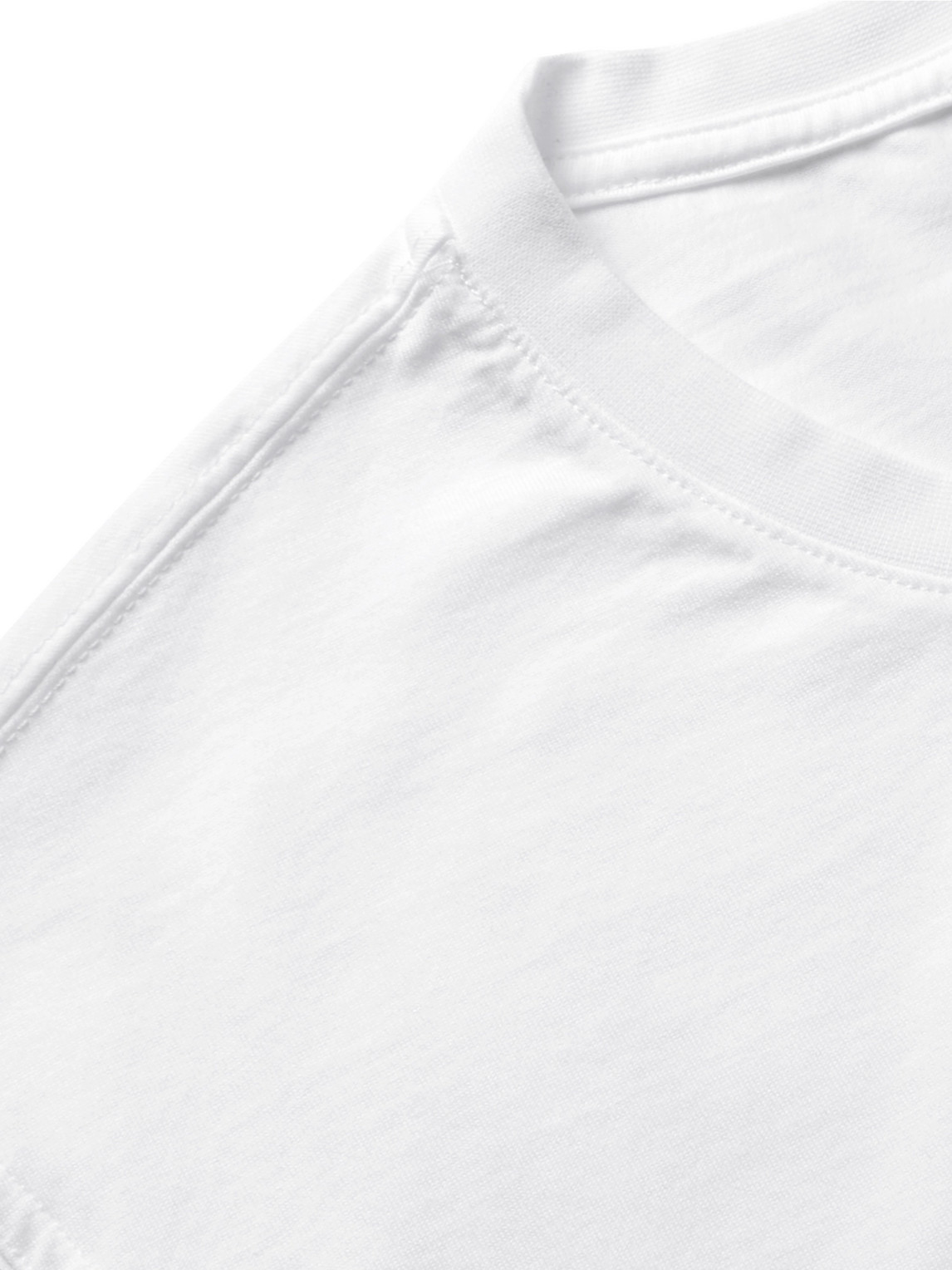 BURBERRY LOGO-EMBROIDERED COTTON-JERSEY T-SHIRT
