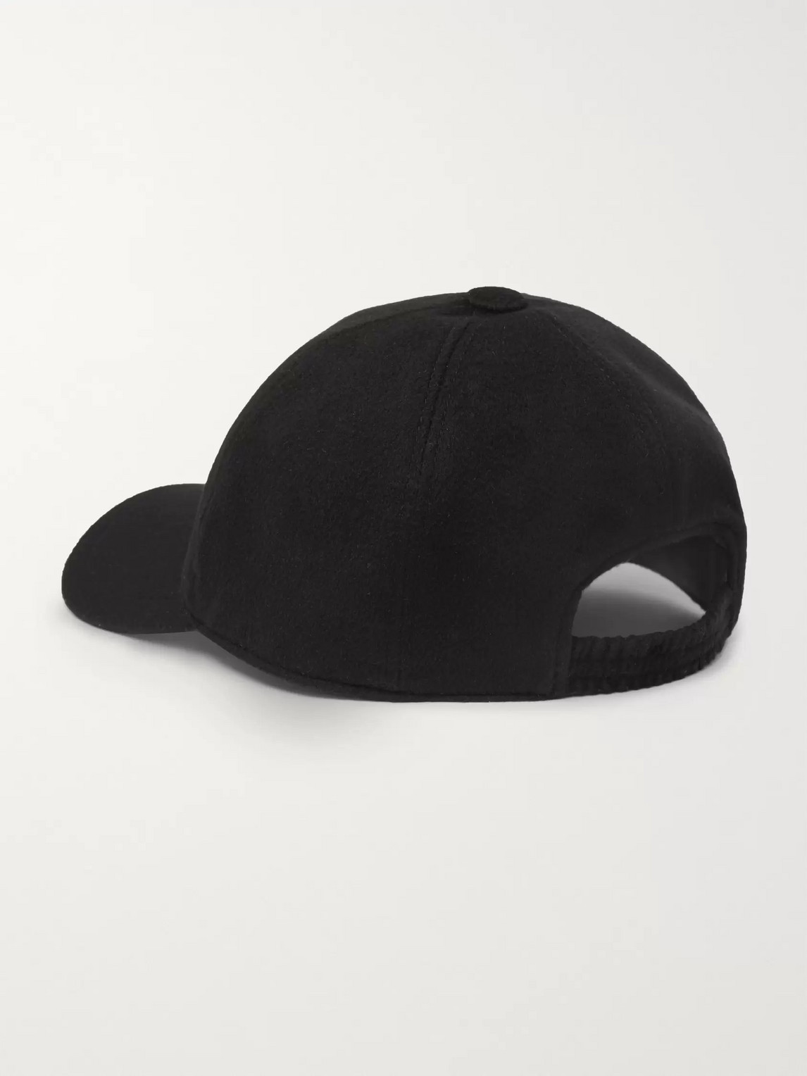 Loro Piana Logo-embroidered Storm System Cashmere Baseball Cap In Black