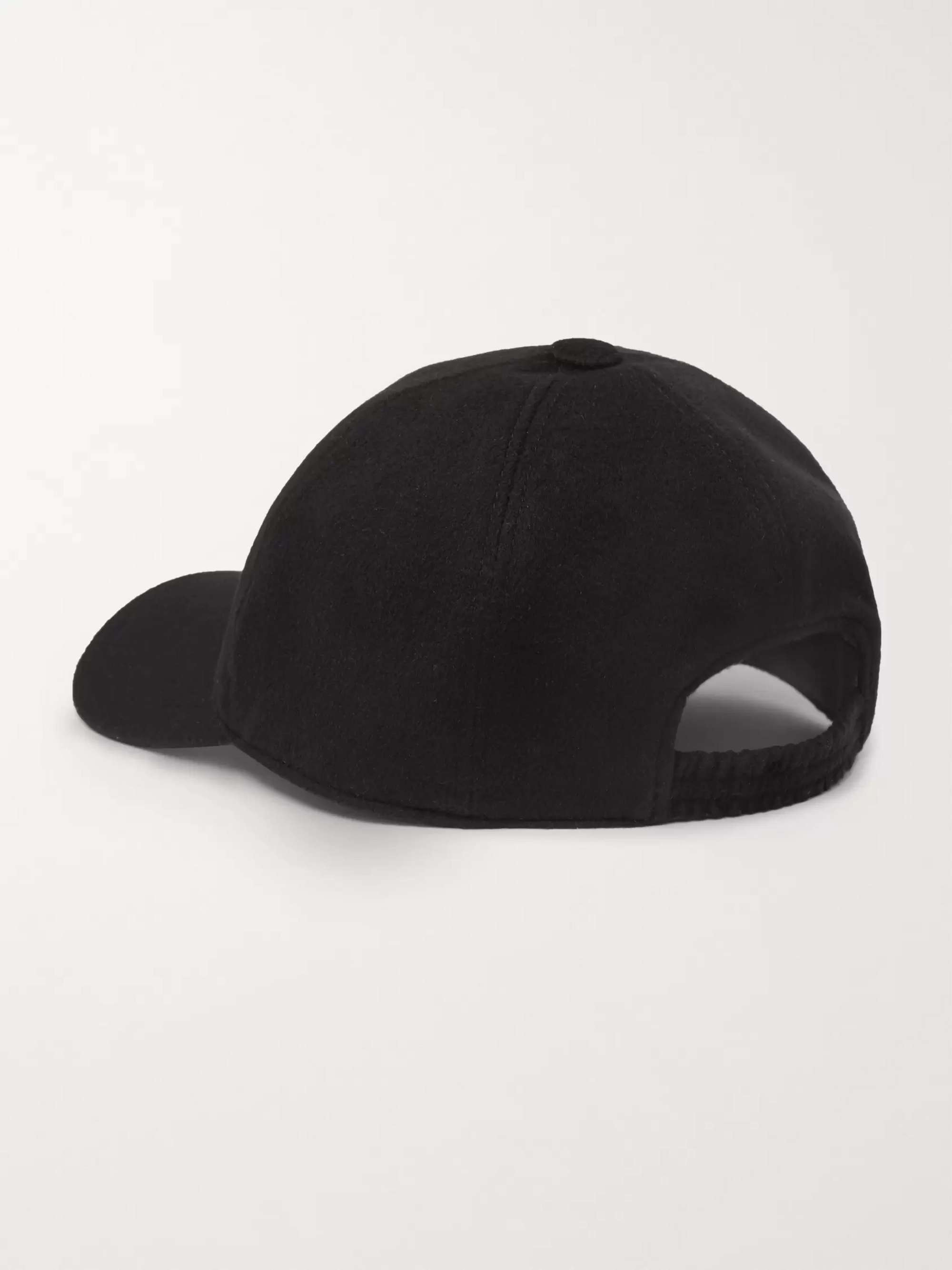LORO PIANA Logo-Embroidered Storm System® Baby Cashmere Baseball Cap