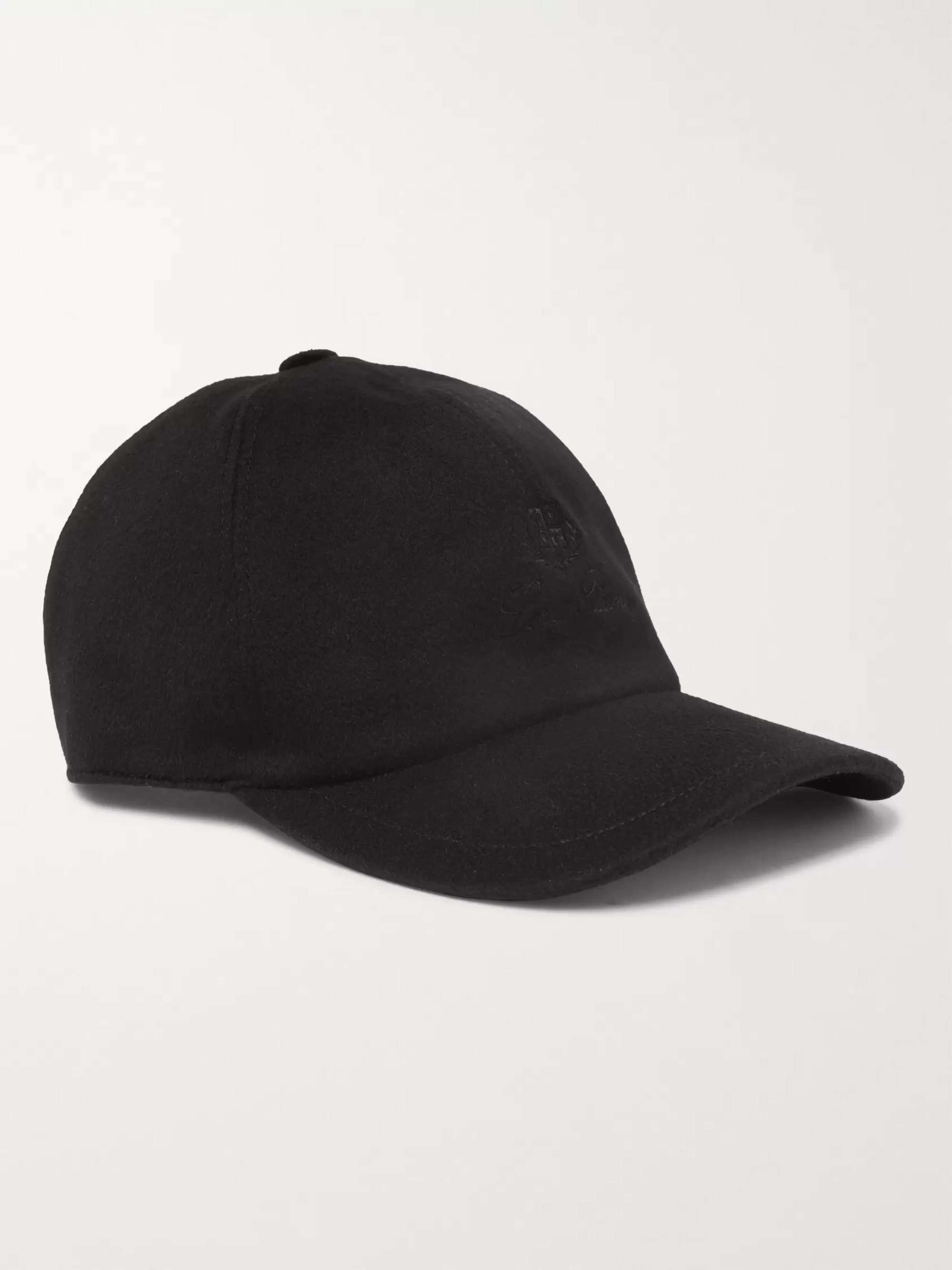 Logo-Embroidered Storm System Cashmere Baseball Cap