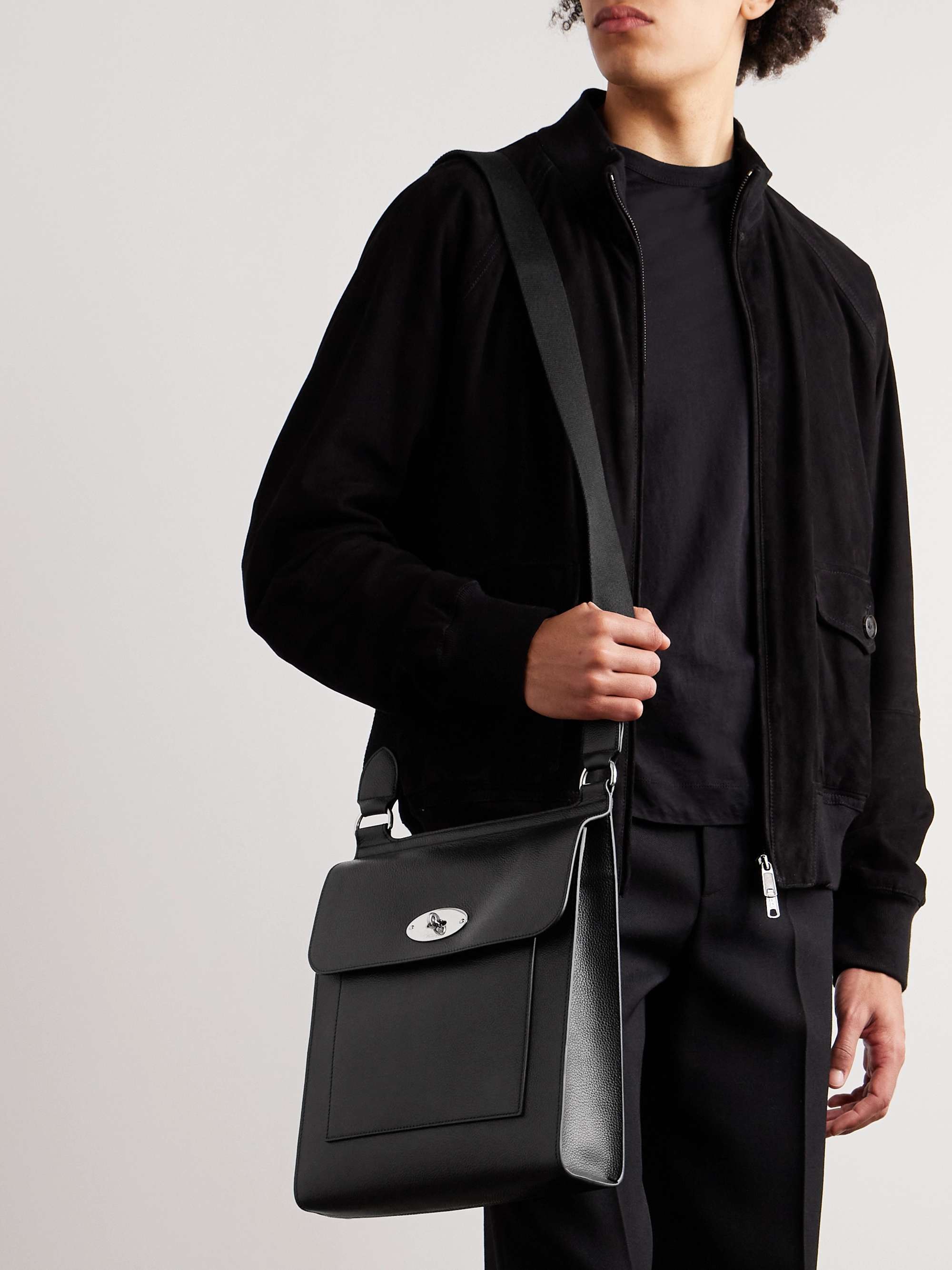 Mulberry men's messenger bag clearance