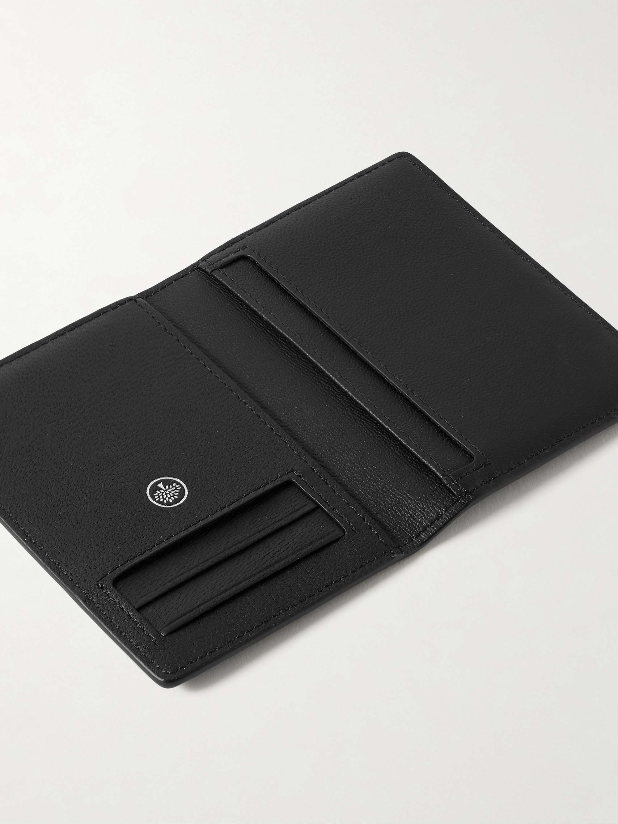 Mulberry Black Leather Tree Logo Long Wallet Mulberry | The Luxury Closet