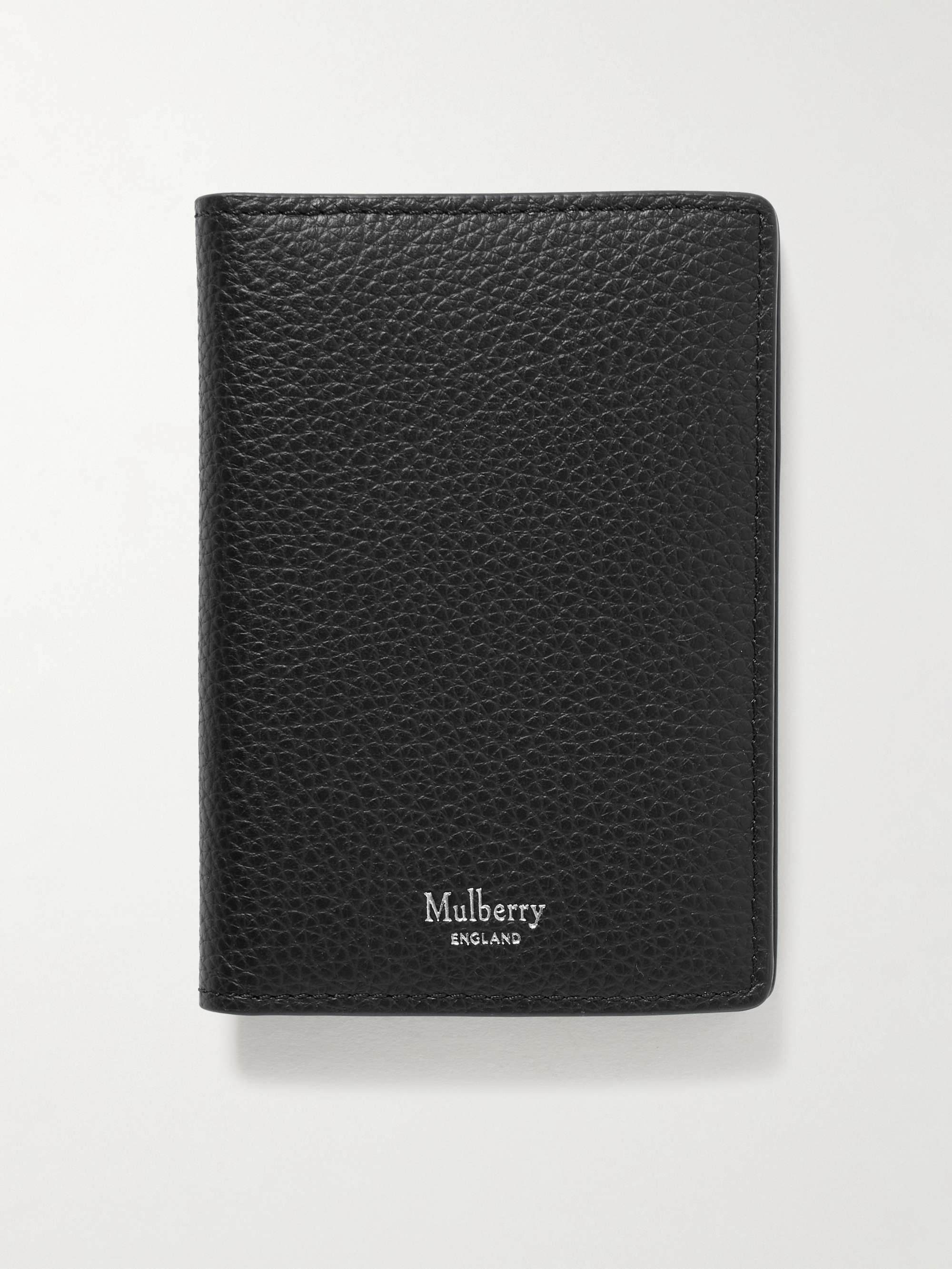 Leather card holder - Black - Men