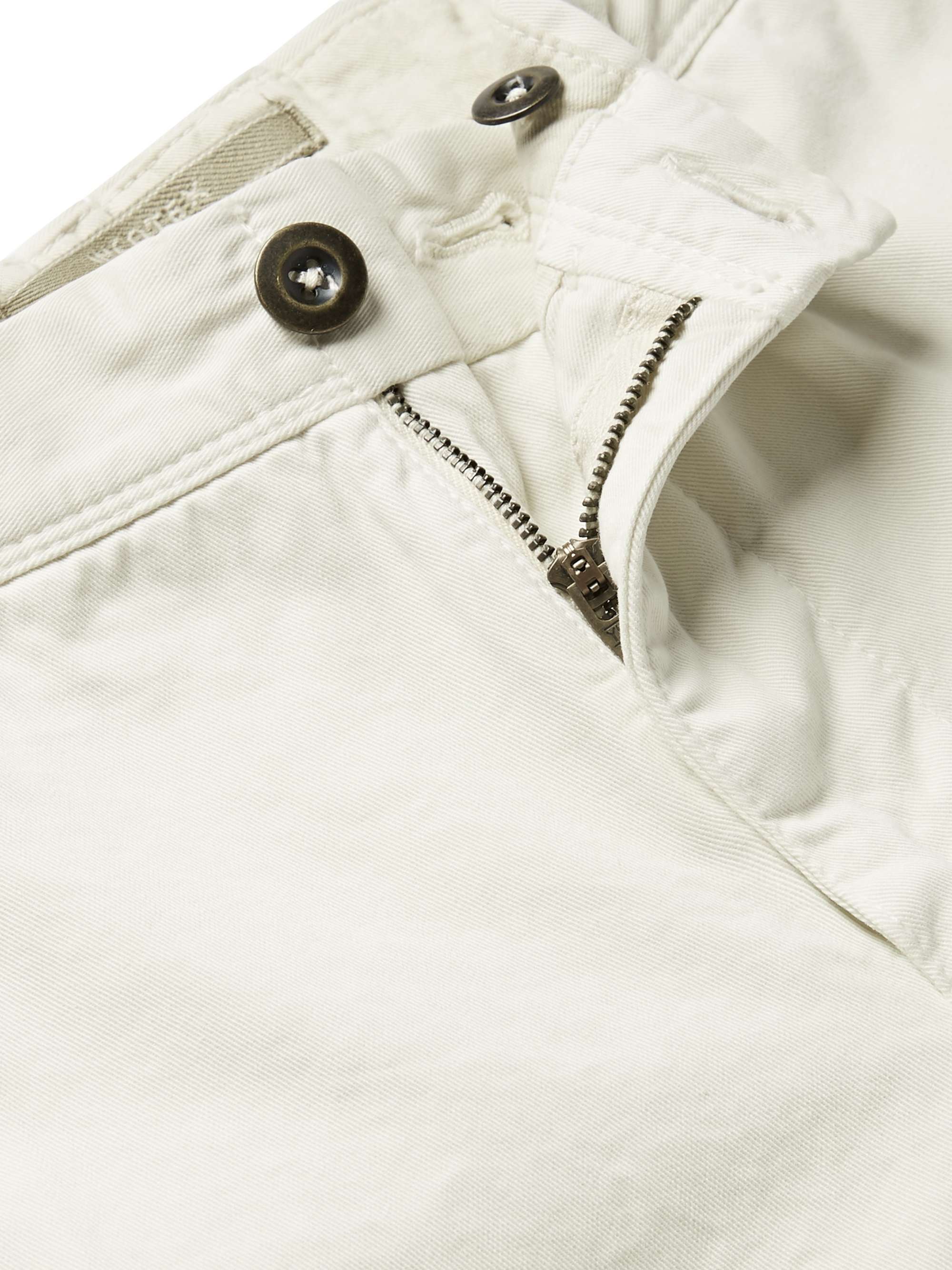 INCOTEX Slim-Fit Cotton-Twill Chinos